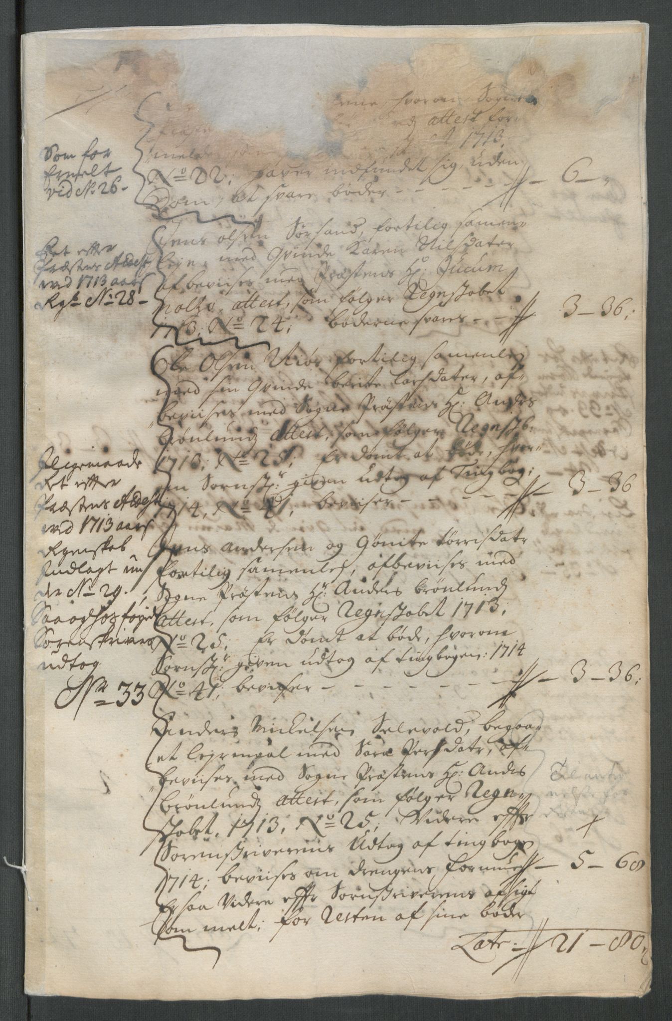 Rentekammeret inntil 1814, Reviderte regnskaper, Fogderegnskap, AV/RA-EA-4092/R67/L4680: Fogderegnskap Vesterålen, Andenes og Lofoten, 1714, s. 210