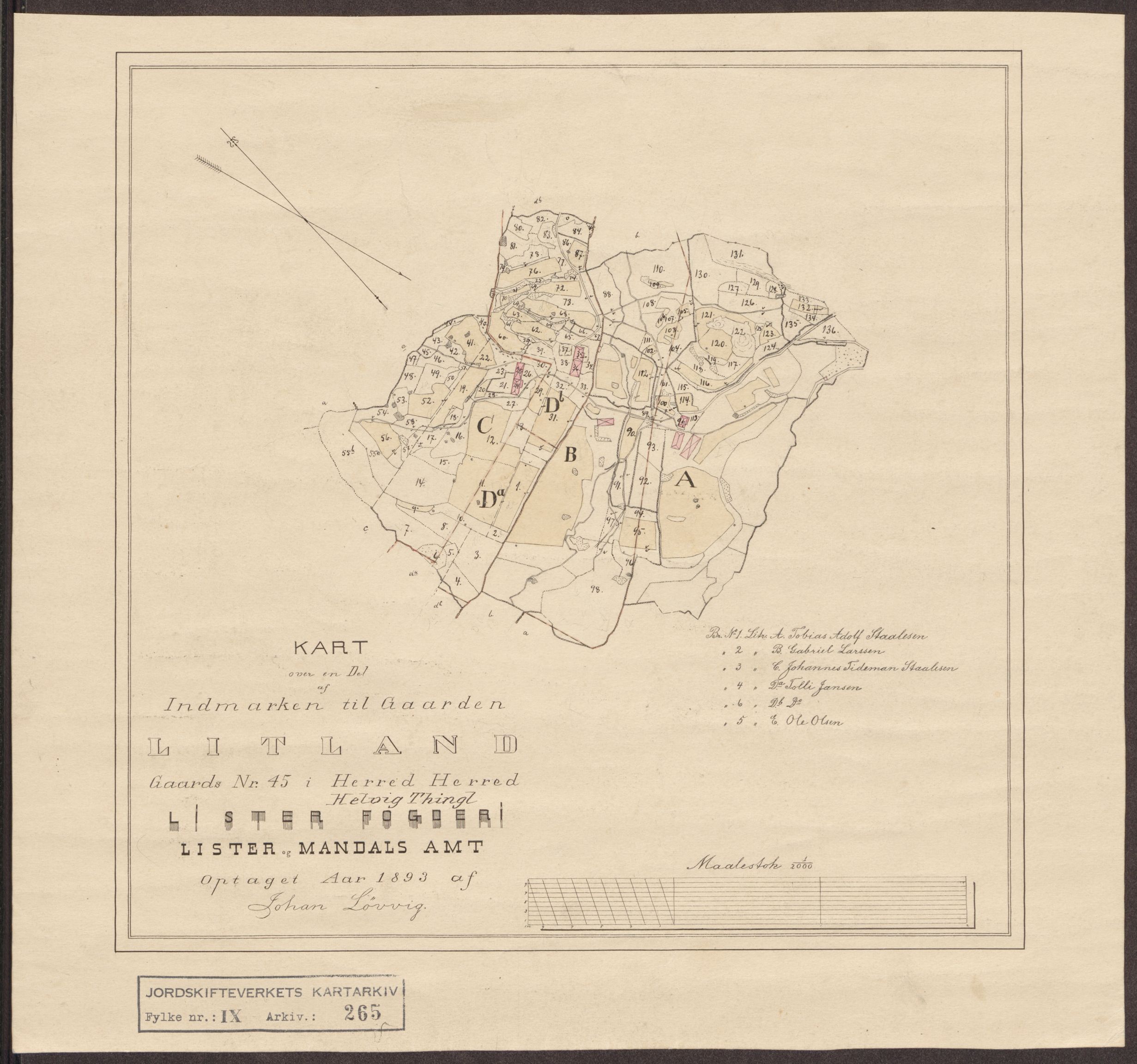 Jordskifteverkets kartarkiv, AV/RA-S-3929/T, 1859-1988, s. 312