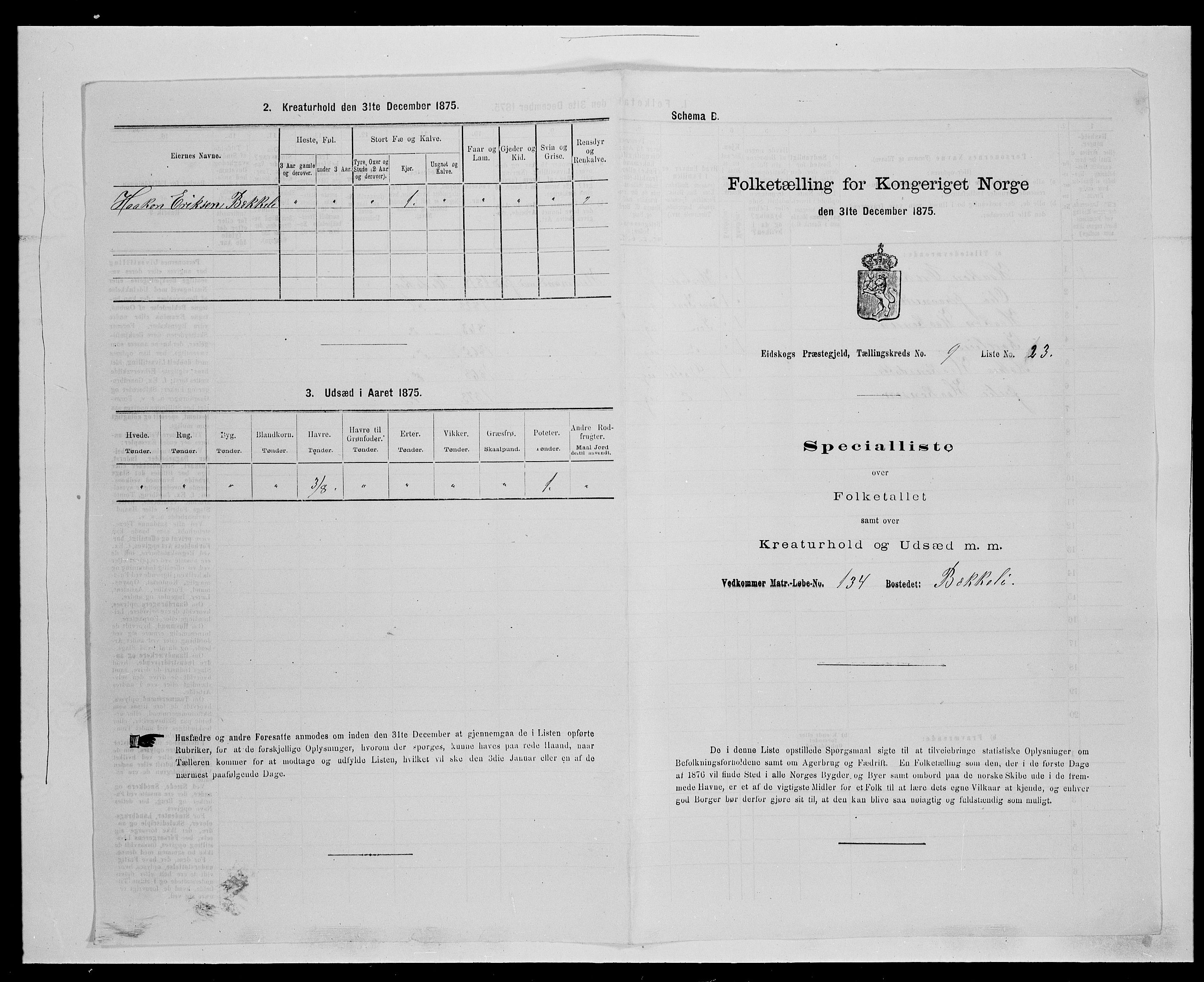 SAH, Folketelling 1875 for 0420P Eidskog prestegjeld, 1875, s. 1562