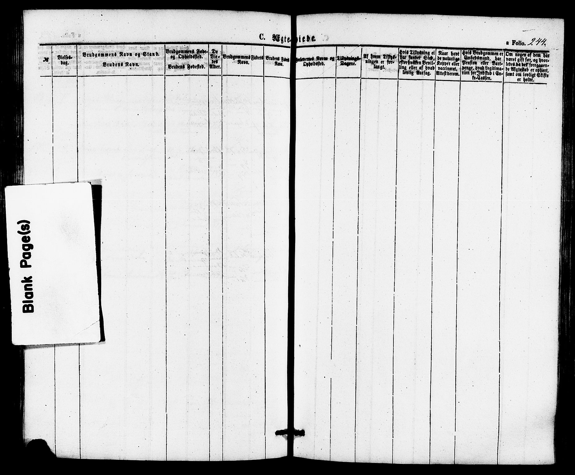 Hå sokneprestkontor, AV/SAST-A-101801/001/30BA/L0009: Ministerialbok nr. A 8, 1855-1878, s. 244