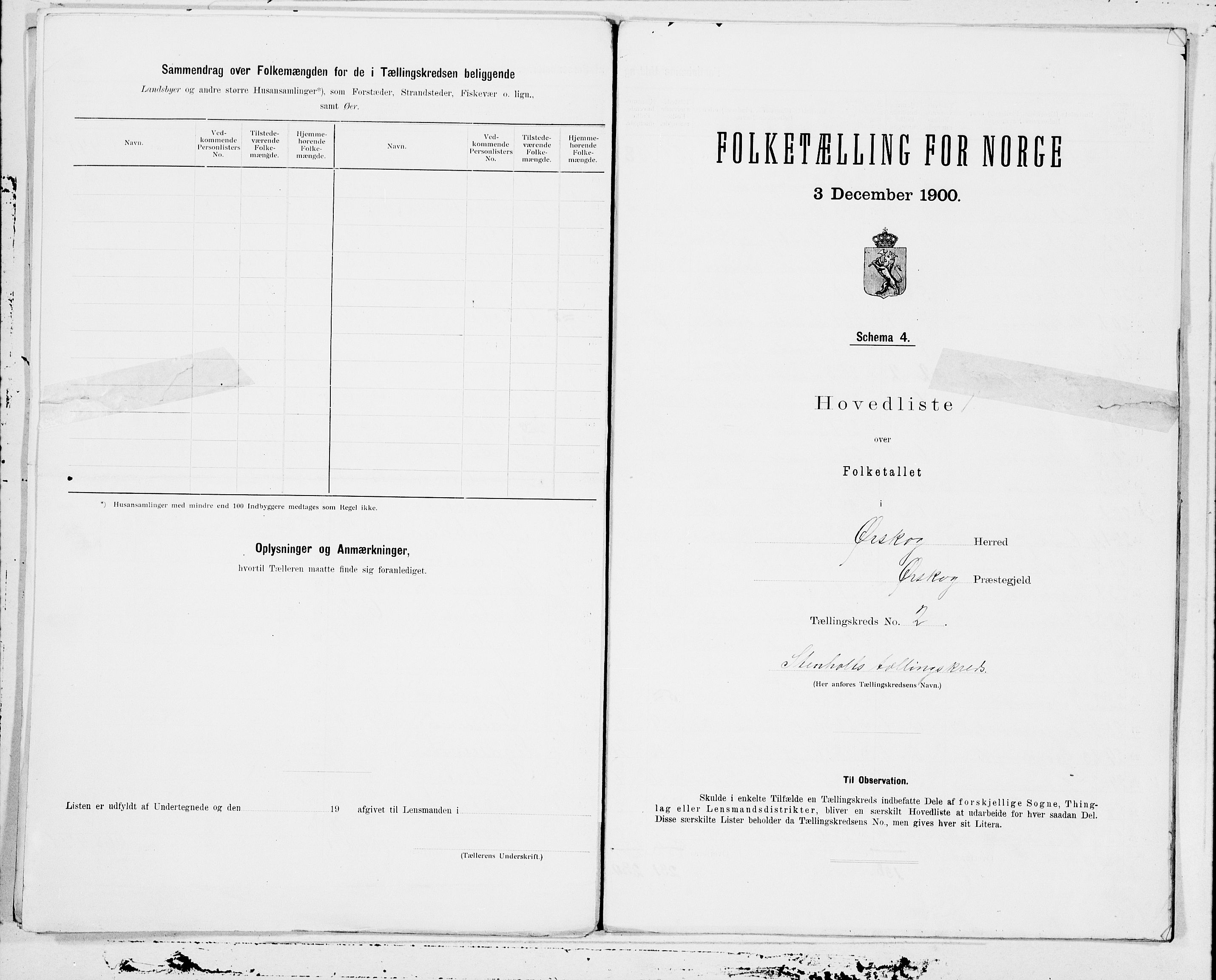 SAT, Folketelling 1900 for 1527 Ørskog herred, 1900, s. 4