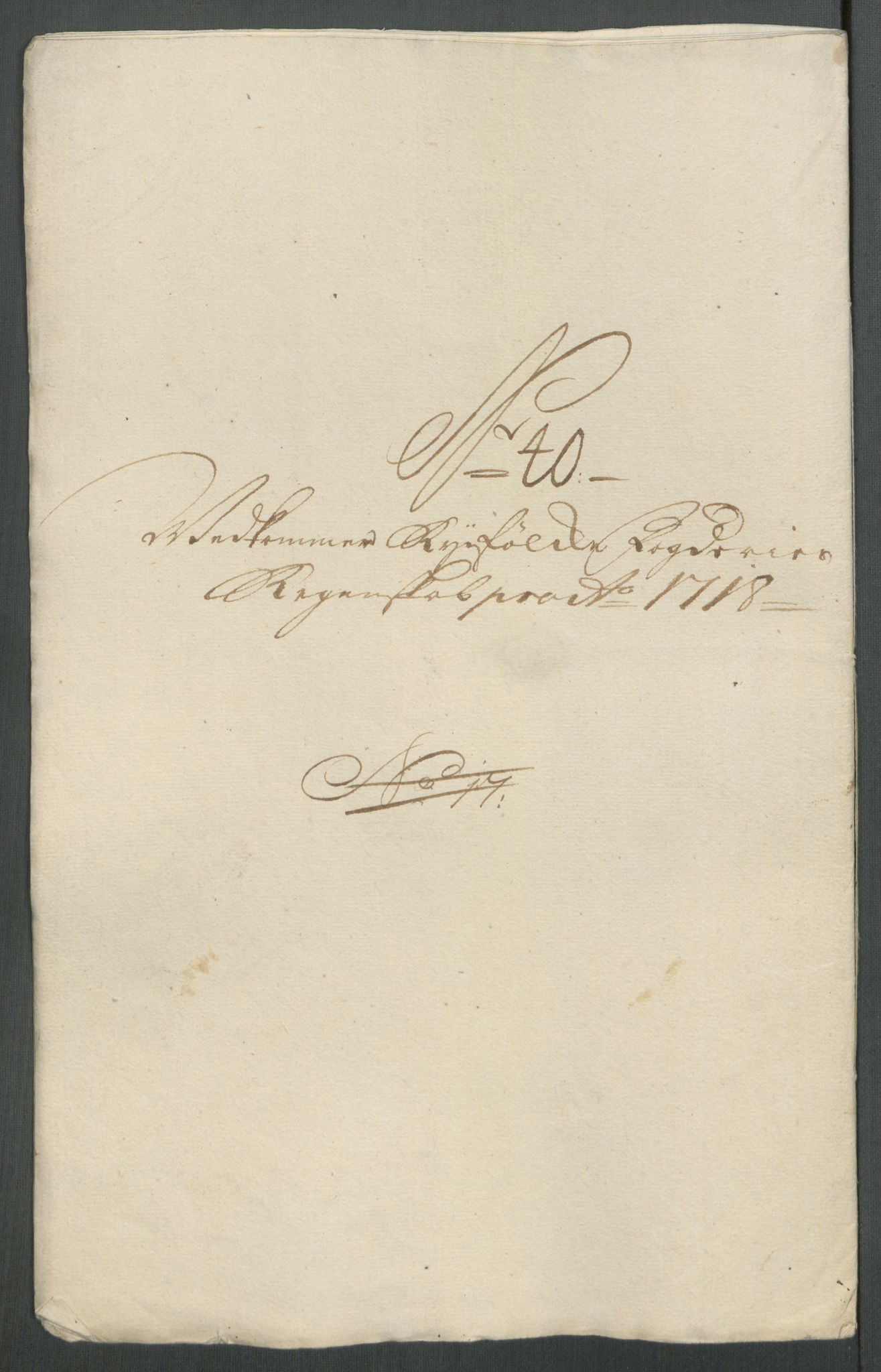 Rentekammeret inntil 1814, Reviderte regnskaper, Fogderegnskap, AV/RA-EA-4092/R47/L2871: Fogderegnskap Ryfylke, 1718, s. 264