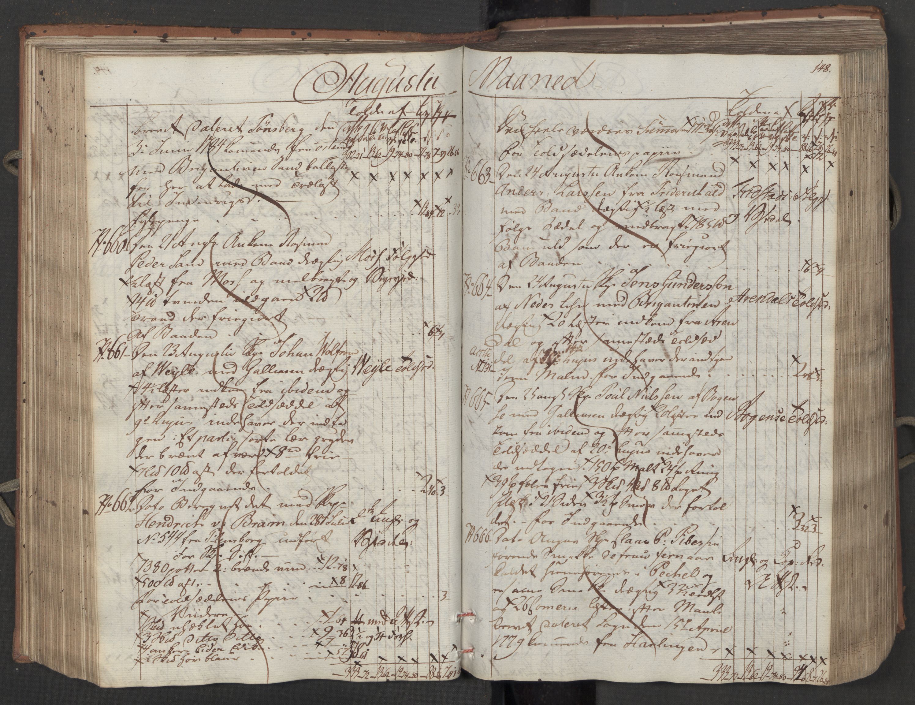 Generaltollkammeret, tollregnskaper, AV/RA-EA-5490/R08/L0158/0001: Tollregnskaper Drammen / Inngående tollbok, 1790, s. 148