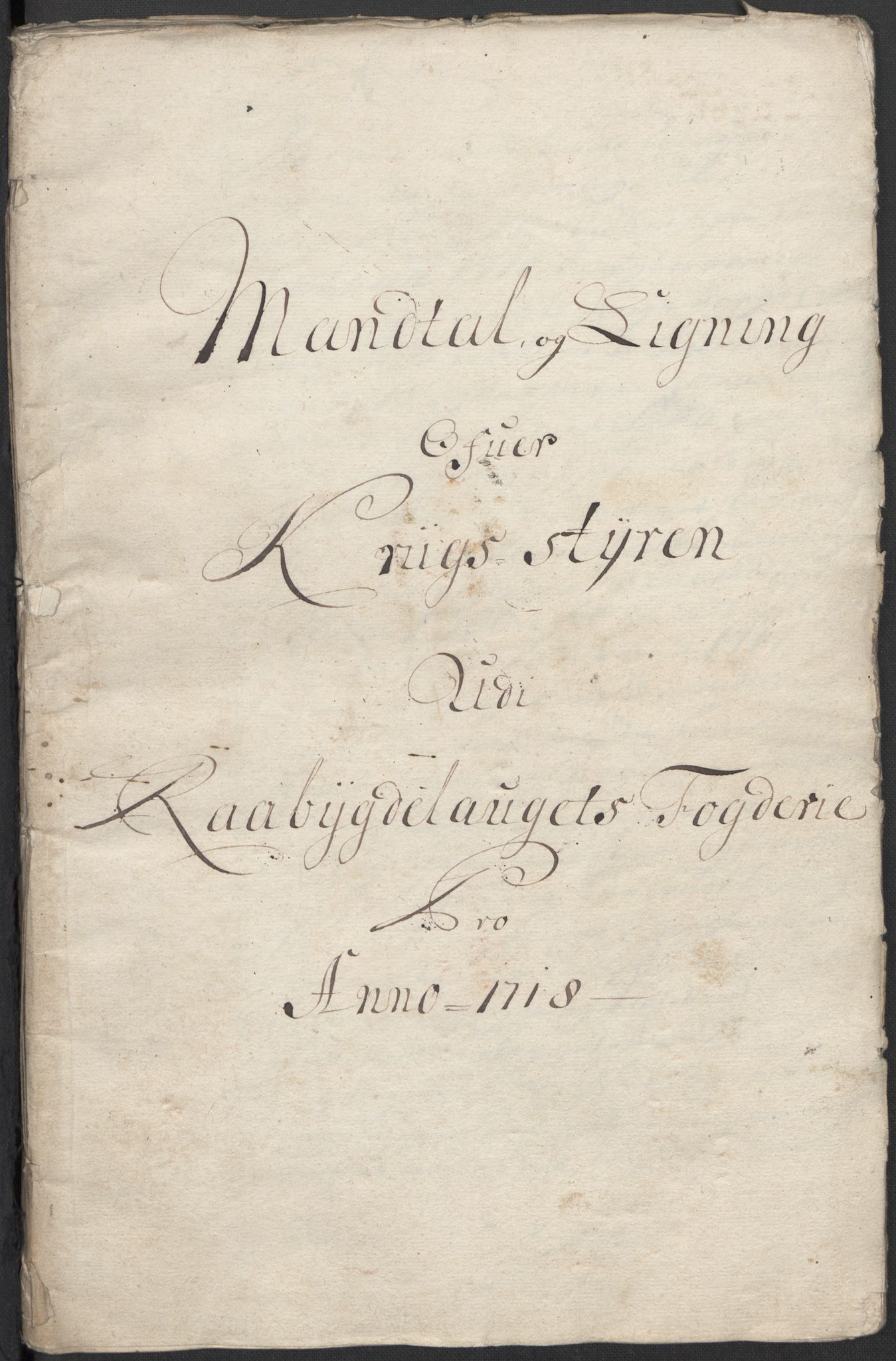 Rentekammeret inntil 1814, Reviderte regnskaper, Fogderegnskap, RA/EA-4092/R40/L2453: Fogderegnskap Råbyggelag, 1718-1719, s. 29