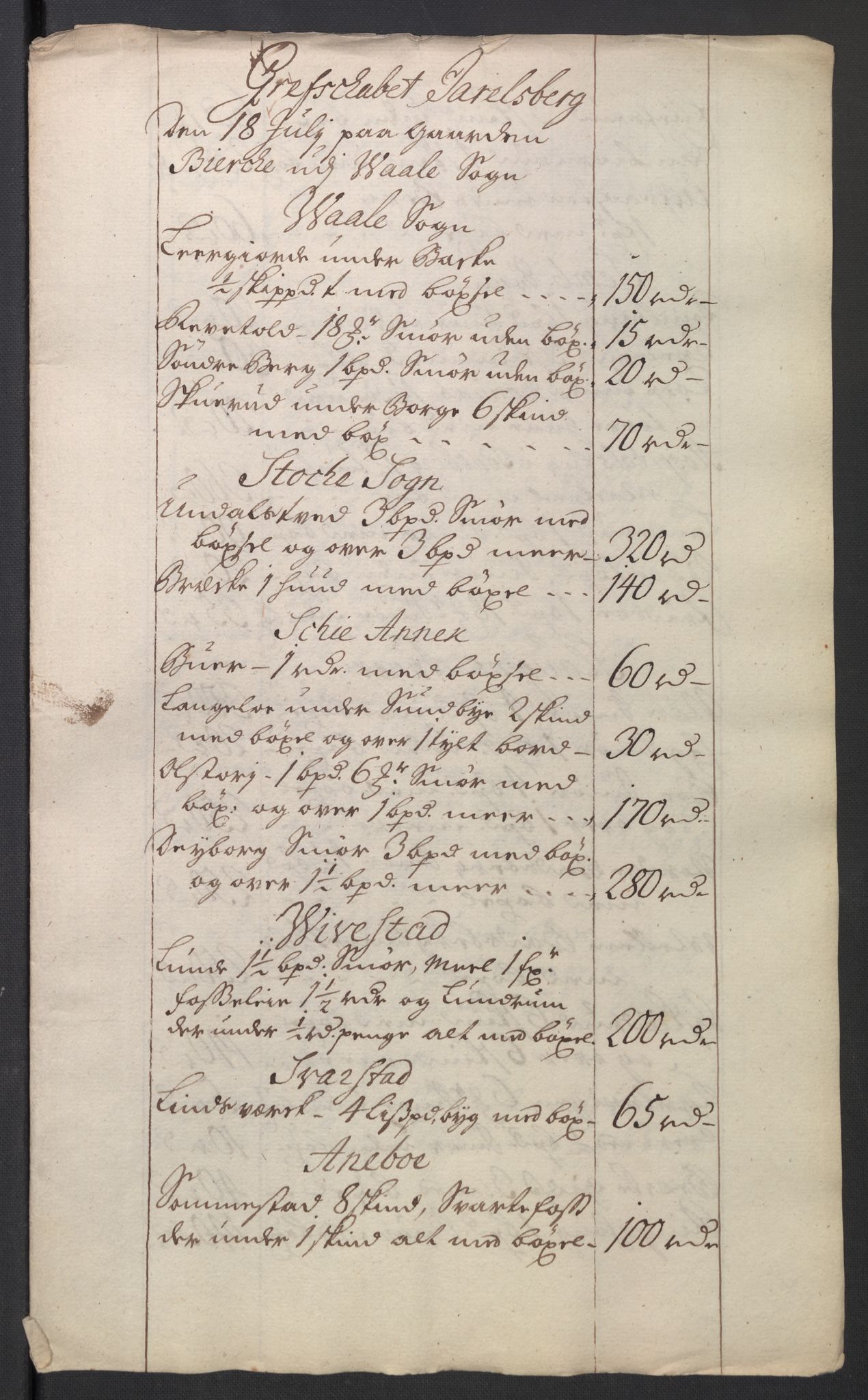 Oslo stiftsdireksjon, AV/SAO-A-11085/K/Kb/L0003/0001: Oslo Hospital / Auksjoner over Hospitalets eiendommer: Auksjonsforretninger med dokumenter, 1736, s. 111