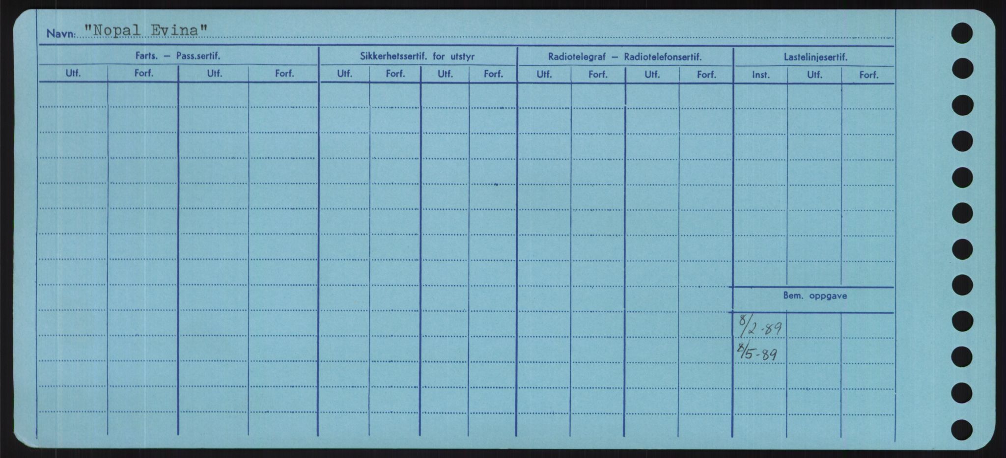 Sjøfartsdirektoratet med forløpere, Skipsmålingen, RA/S-1627/H/Hd/L0026: Fartøy, N-Norhol, s. 278