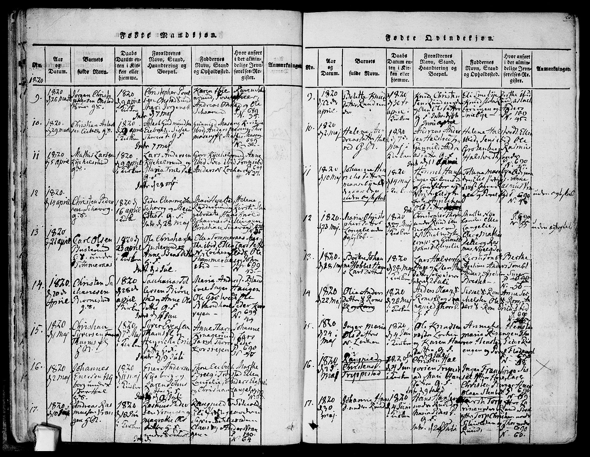 Askim prestekontor Kirkebøker, SAO/A-10900/F/Fa/L0004: Ministerialbok nr. 4, 1817-1846, s. 24-25