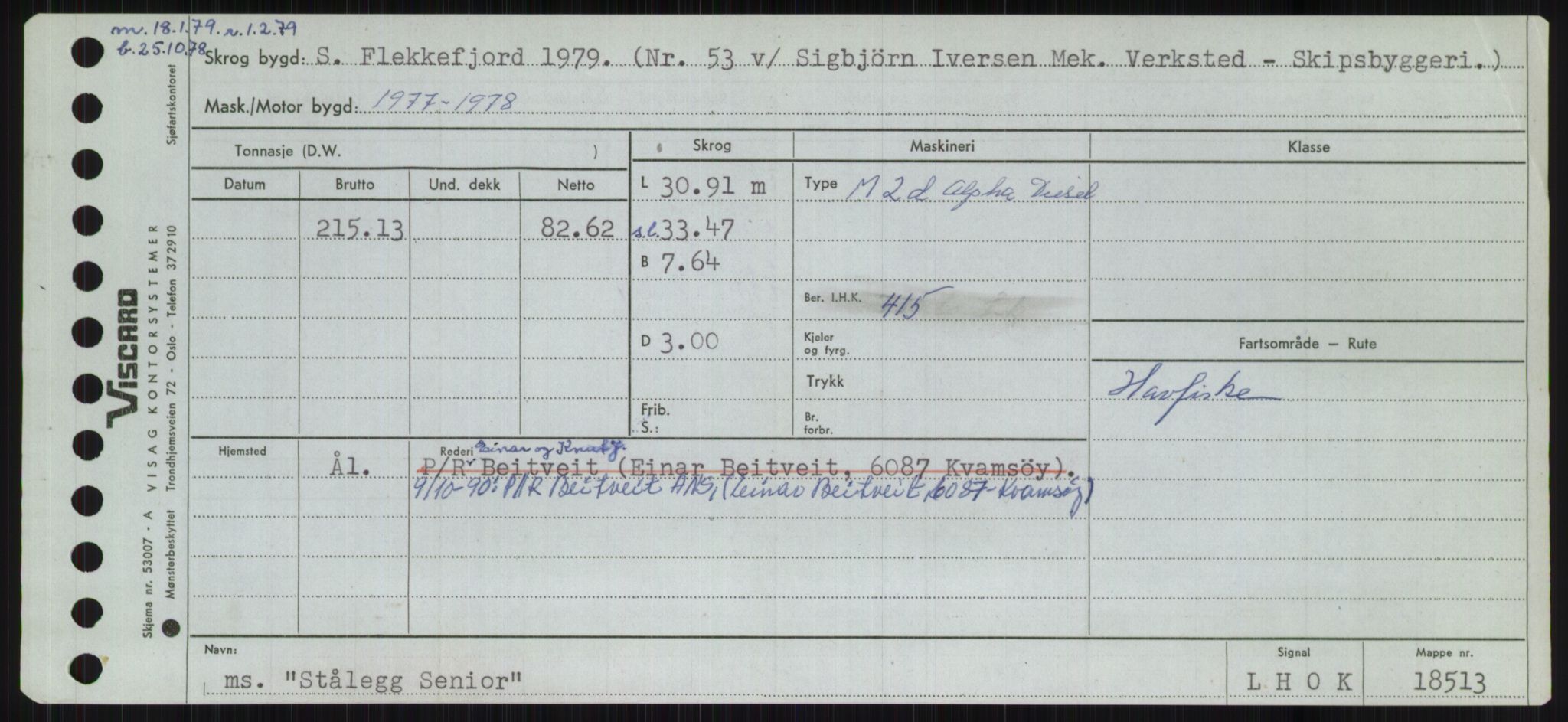 Sjøfartsdirektoratet med forløpere, Skipsmålingen, AV/RA-S-1627/H/Ha/L0005/0002: Fartøy, S-Sven / Fartøy, Skjo-Sven, s. 715