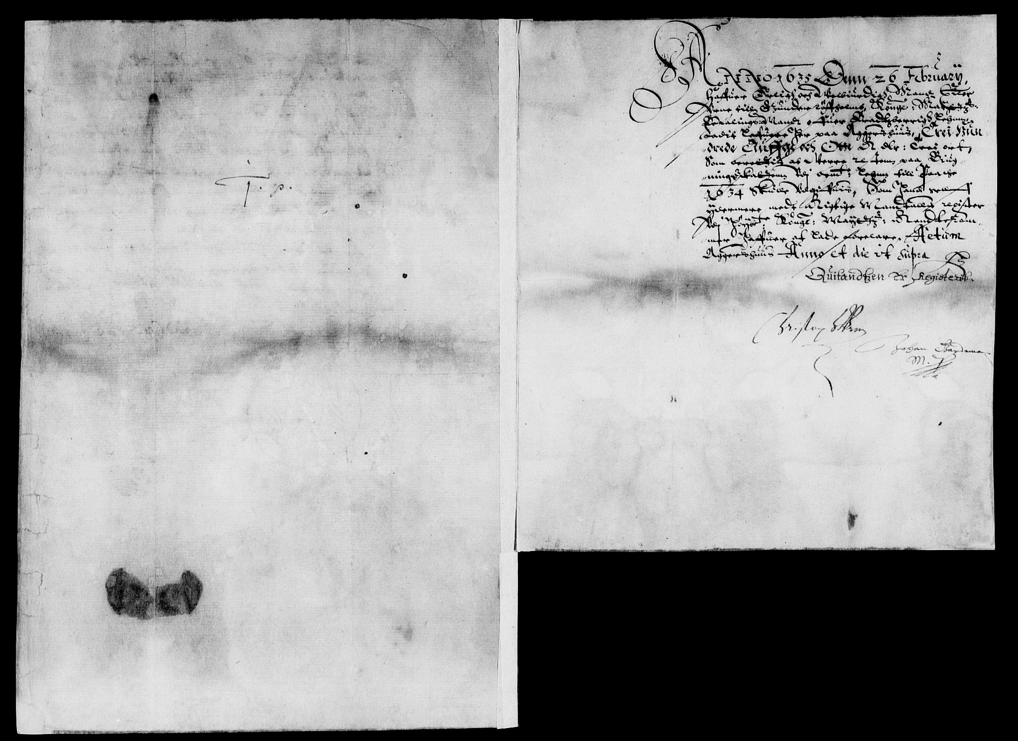 Rentekammeret inntil 1814, Reviderte regnskaper, Lensregnskaper, AV/RA-EA-5023/R/Rb/Rbp/L0017: Bratsberg len, 1633-1635