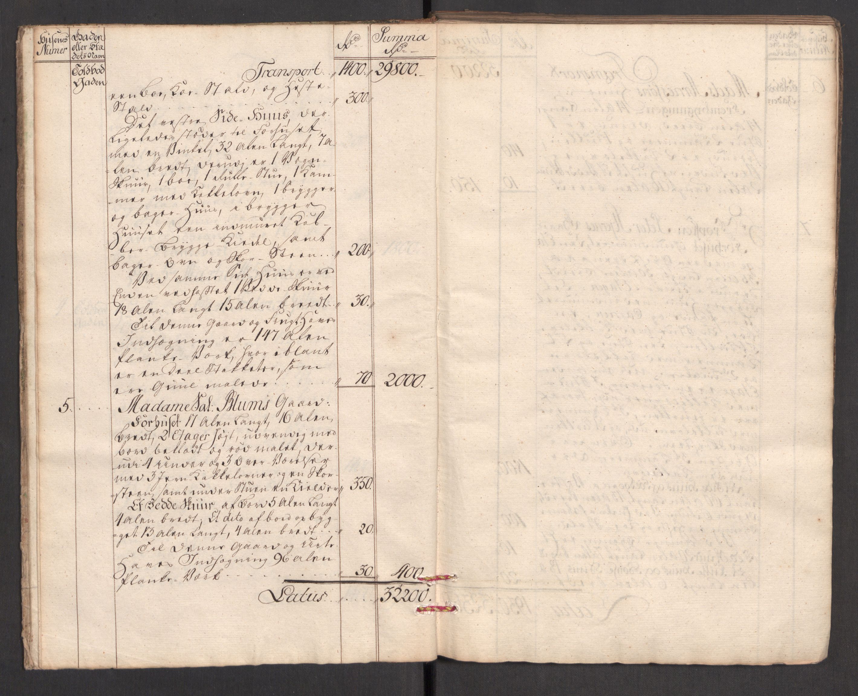 Kommersekollegiet, Brannforsikringskontoret 1767-1814, AV/RA-EA-5458/F/Fa/L0034/0001: Larvik og Sandefjord / Branntakstprotokoll, 1765