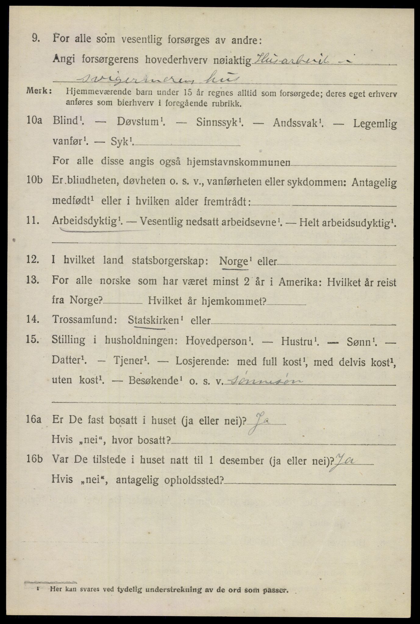 SAO, Folketelling 1920 for 0235 Ullensaker herred, 1920, s. 5500