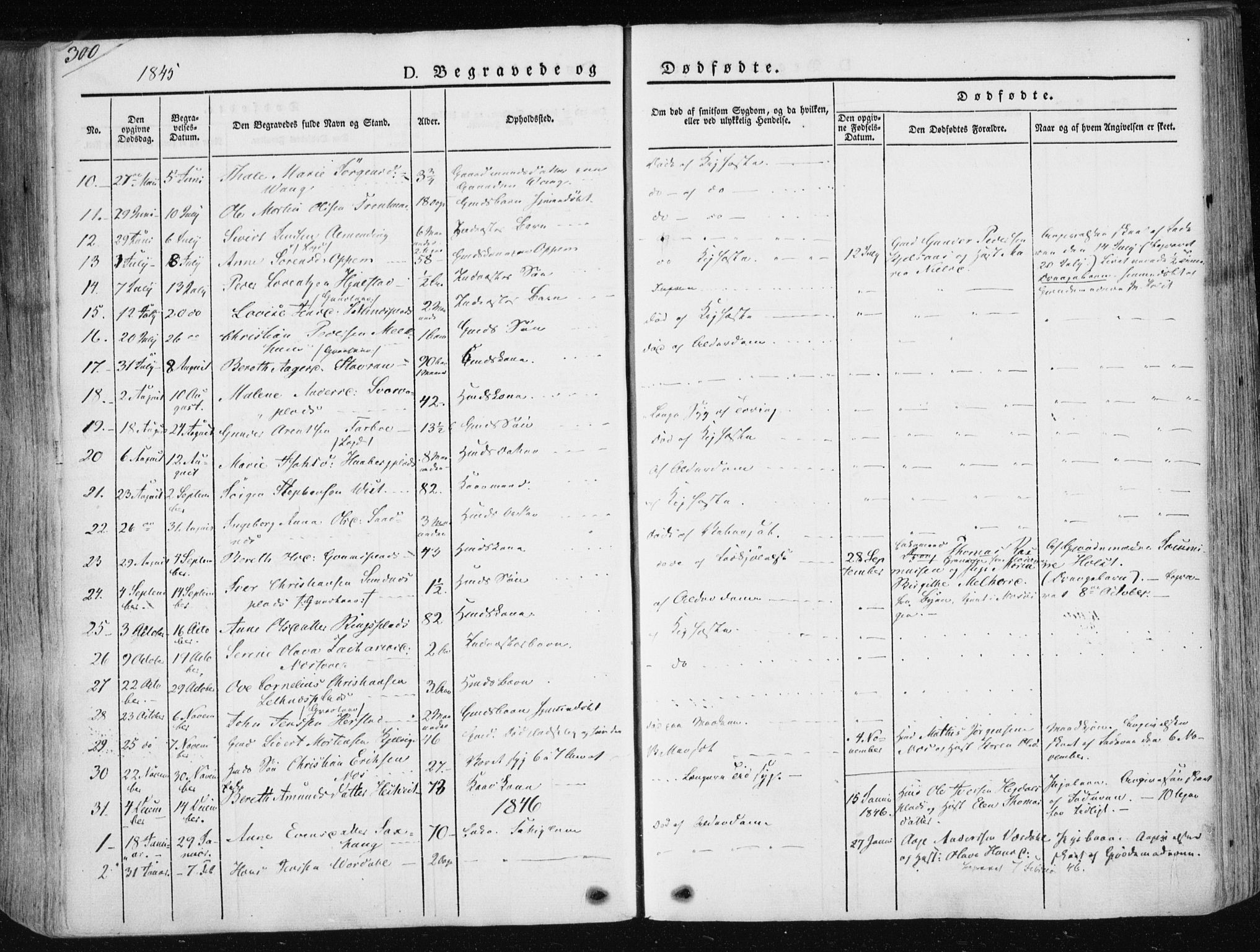 Ministerialprotokoller, klokkerbøker og fødselsregistre - Nord-Trøndelag, SAT/A-1458/730/L0280: Ministerialbok nr. 730A07 /1, 1840-1854, s. 300