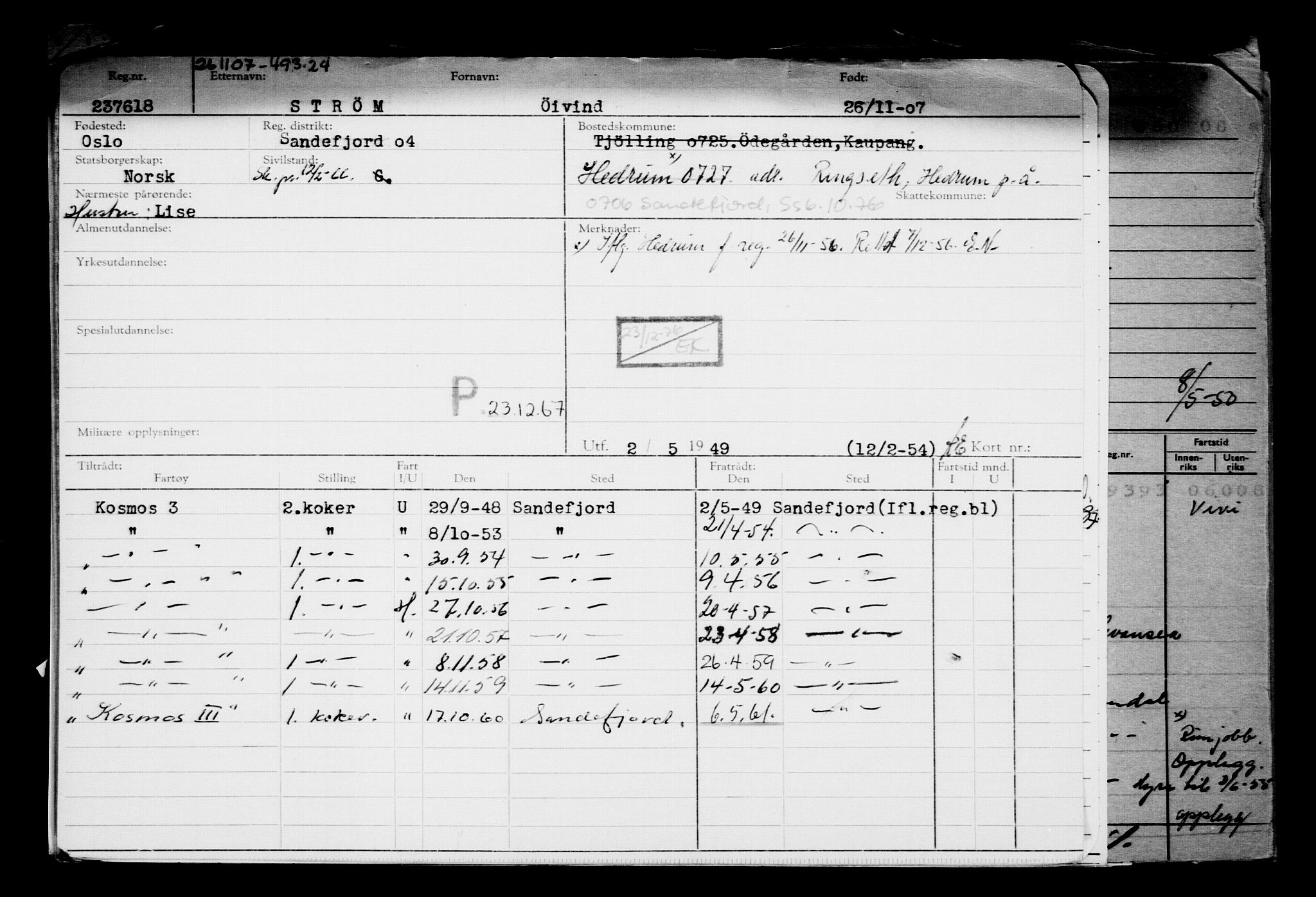 Direktoratet for sjømenn, AV/RA-S-3545/G/Gb/L0074: Hovedkort, 1907, s. 275