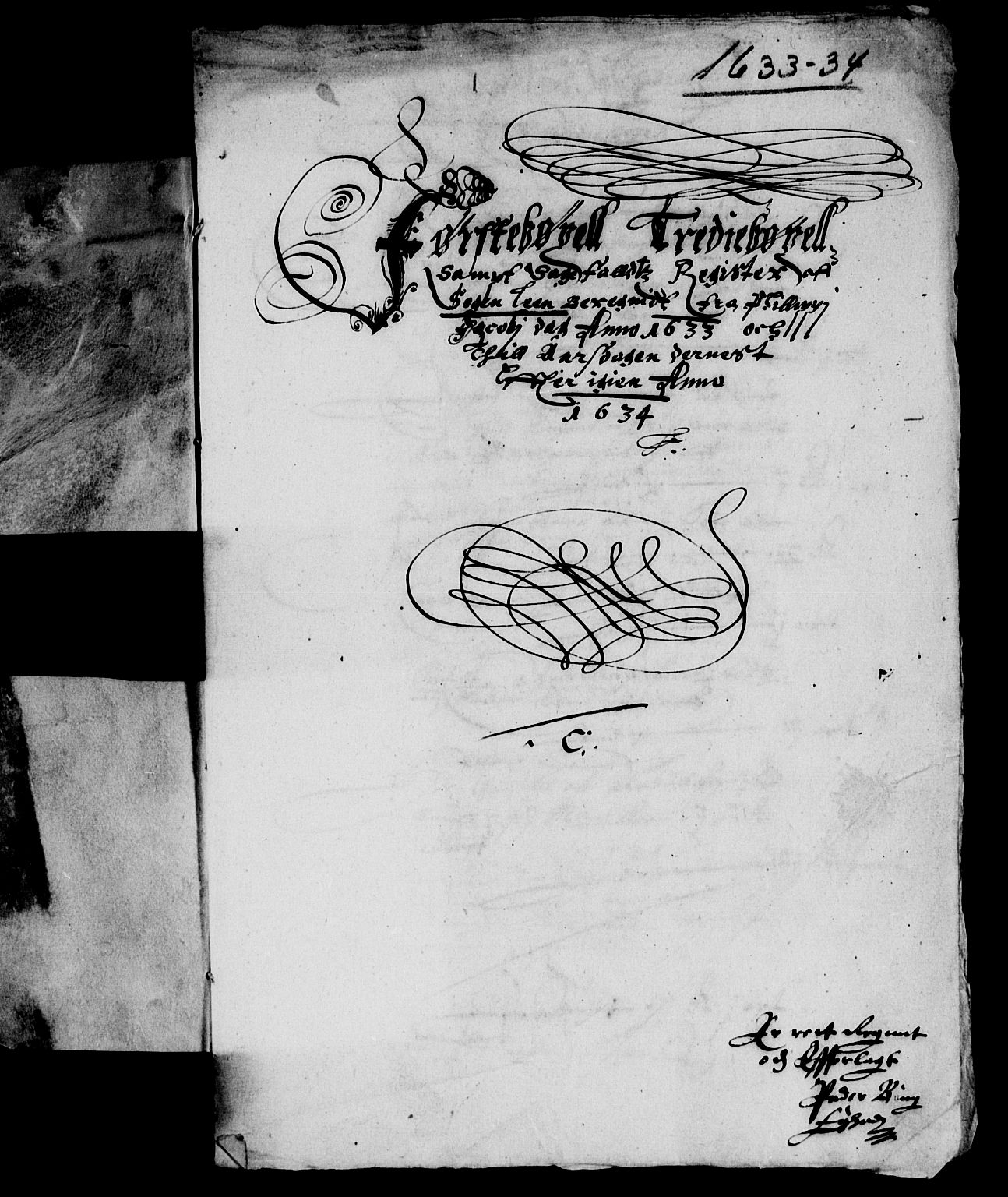 Rentekammeret inntil 1814, Reviderte regnskaper, Lensregnskaper, RA/EA-5023/R/Rb/Rbt/L0064: Bergenhus len, 1633-1634