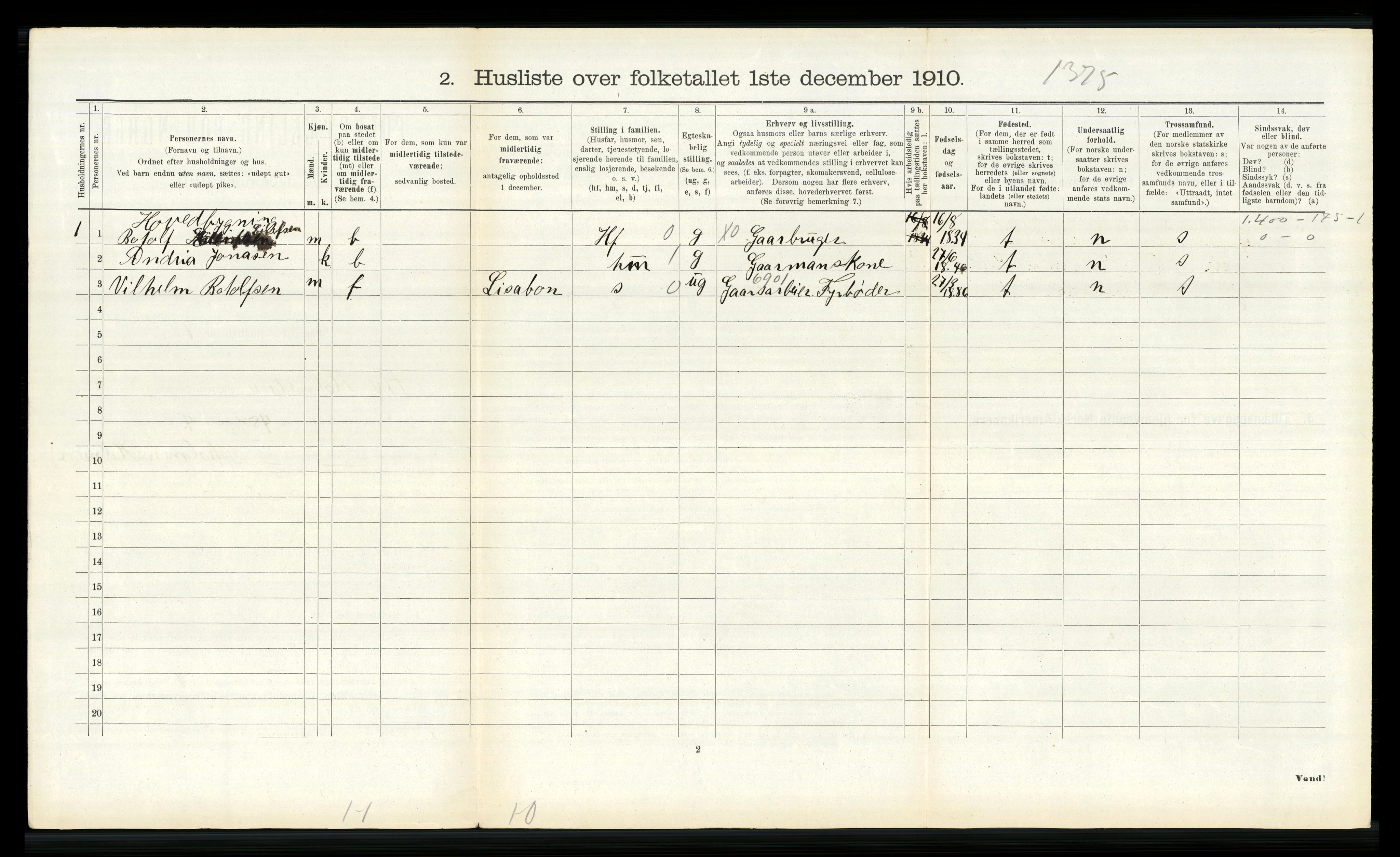 RA, Folketelling 1910 for 1429 Ytre Holmedal herred, 1910, s. 551