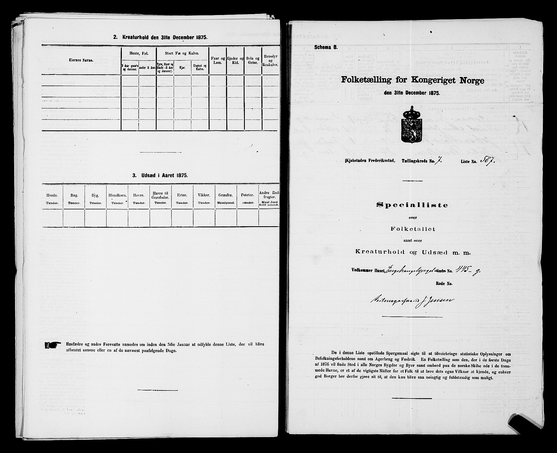 RA, Folketelling 1875 for 0103B Fredrikstad prestegjeld, Fredrikstad kjøpstad, 1875, s. 1339