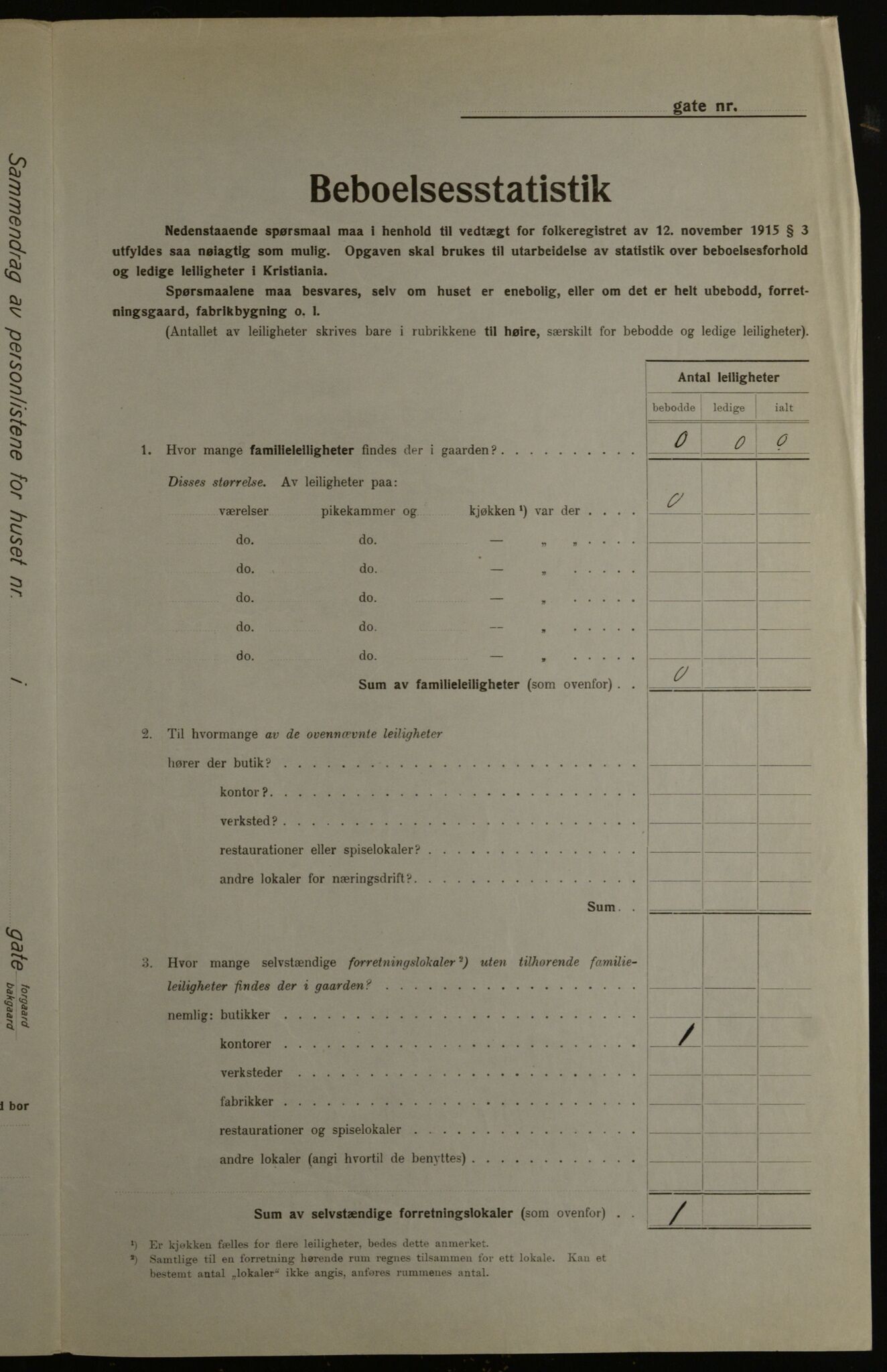 OBA, Kommunal folketelling 1.12.1923 for Kristiania, 1923, s. 6216