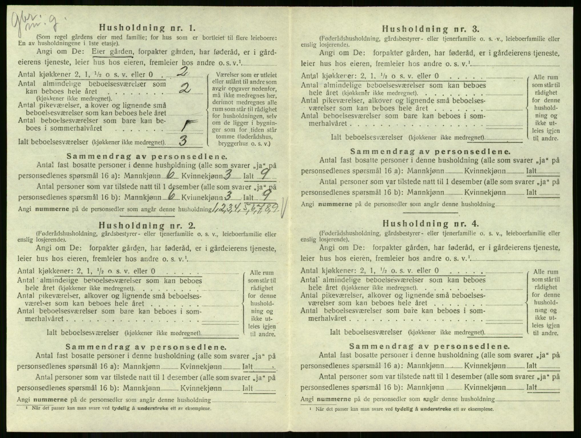 SAKO, Folketelling 1920 for 0719 Andebu herred, 1920, s. 1092