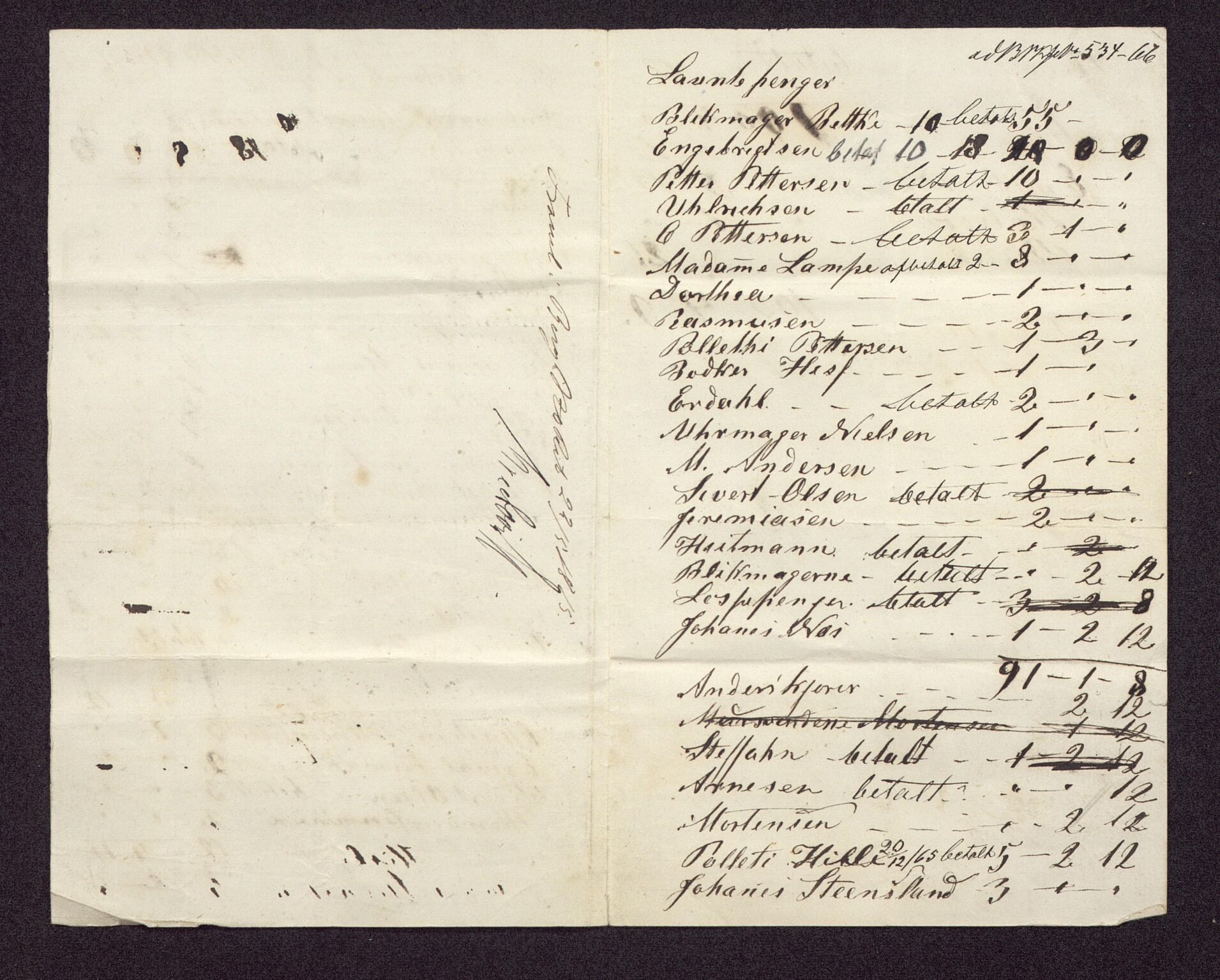 Bergen Magistrat, BBA/A-0651/D/L0287: Journalsaker. Jnr. 451 - 600., s. 9