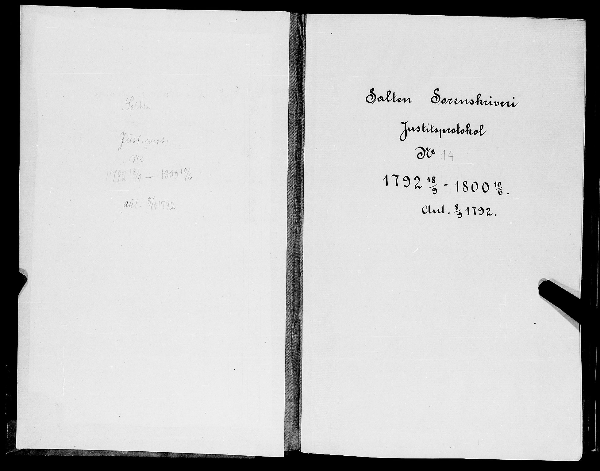 Salten sorenskriveri, SAT/A-4578/1/1/1A/L0017: Tingbok, 1792-1800