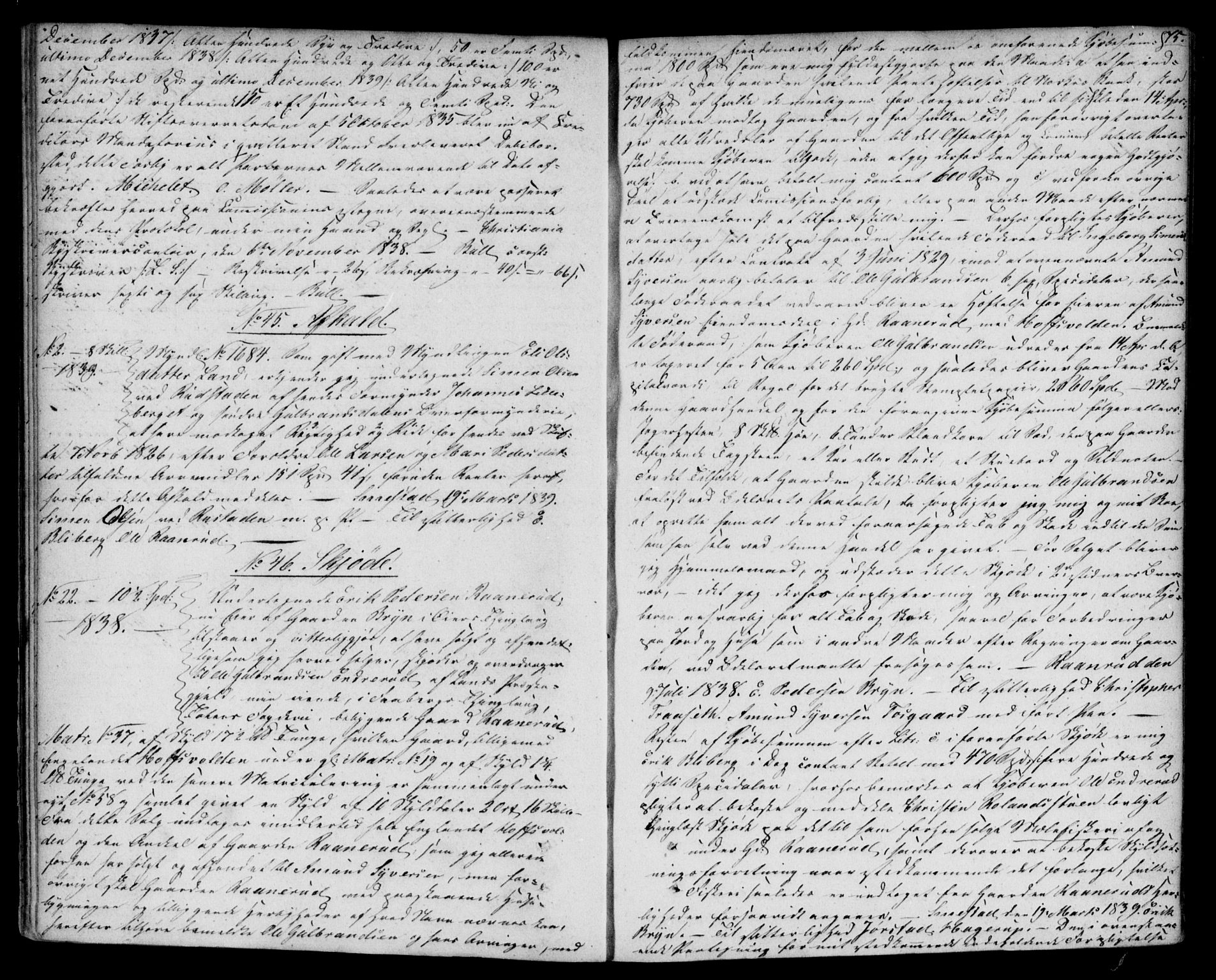 Mellom-Gudbrandsdal sorenskriveri, SAH/TING-038/H/Hb/L0001: Pantebok nr. 1, 1838-1845, s. 75