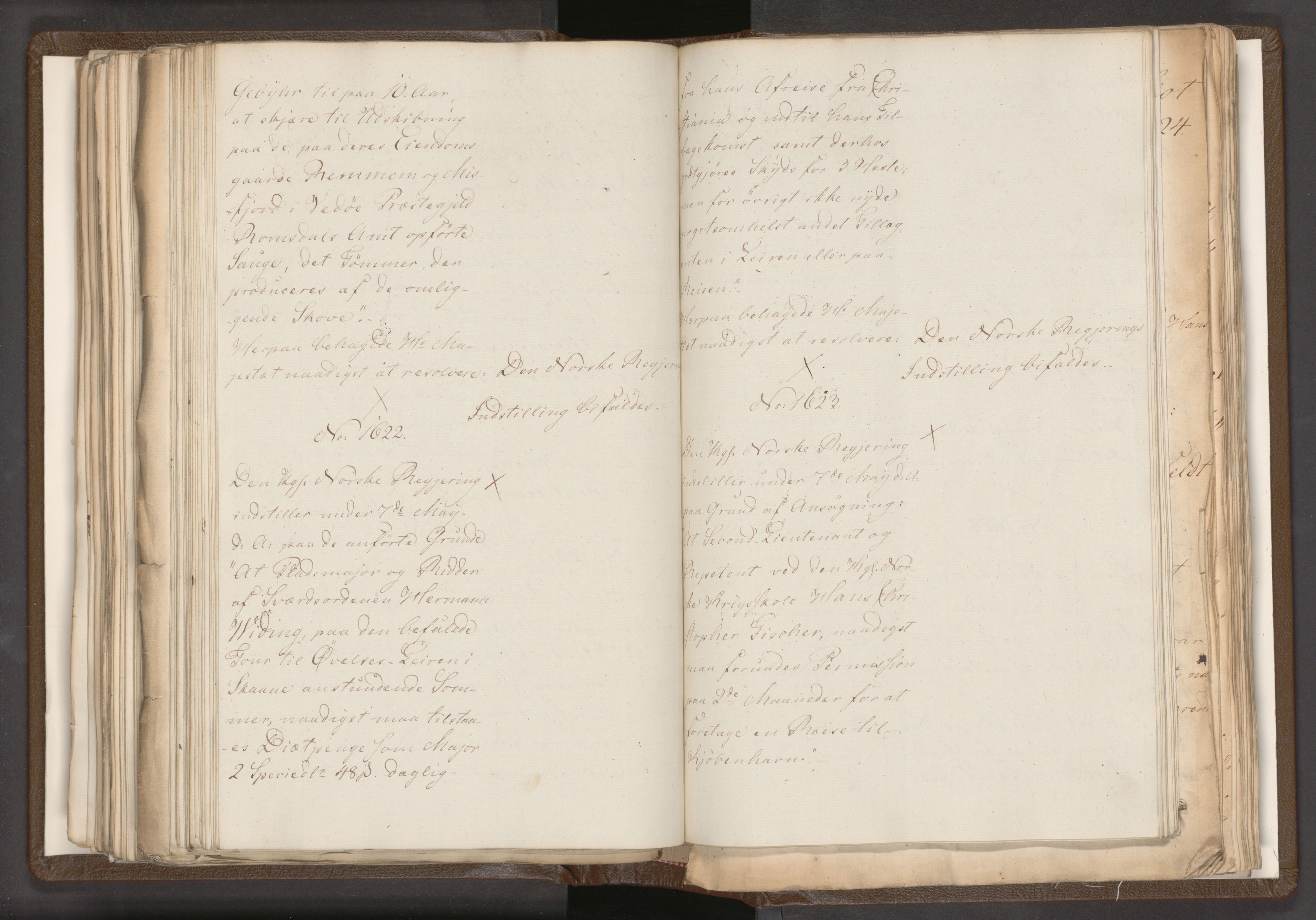 Statsrådssekretariatet, AV/RA-S-1001/A/Ab/L0018: Kgl. res. nr. 1112-1753, 1. halvår, 1824