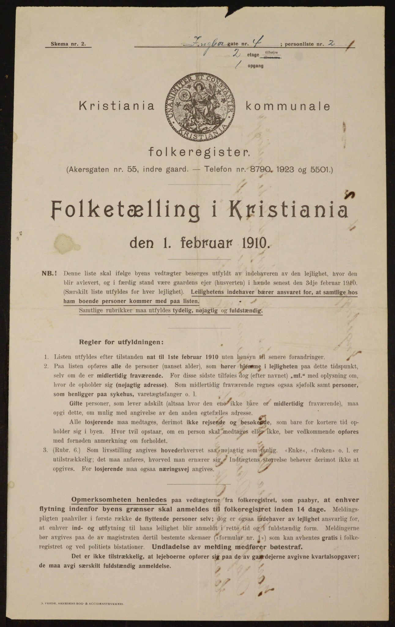 OBA, Kommunal folketelling 1.2.1910 for Kristiania, 1910, s. 42789