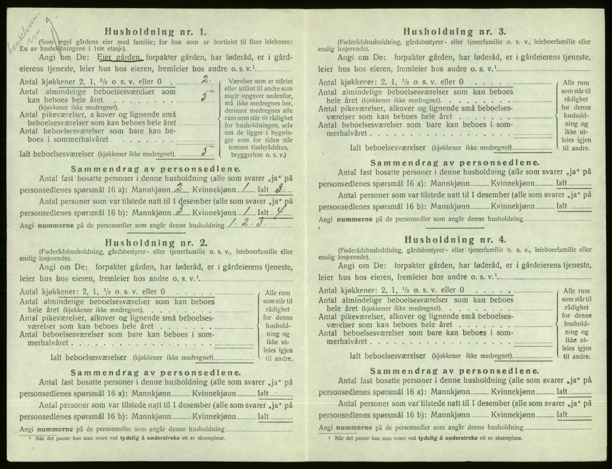 SAB, Folketelling 1920 for 1235 Voss herred, 1920, s. 746