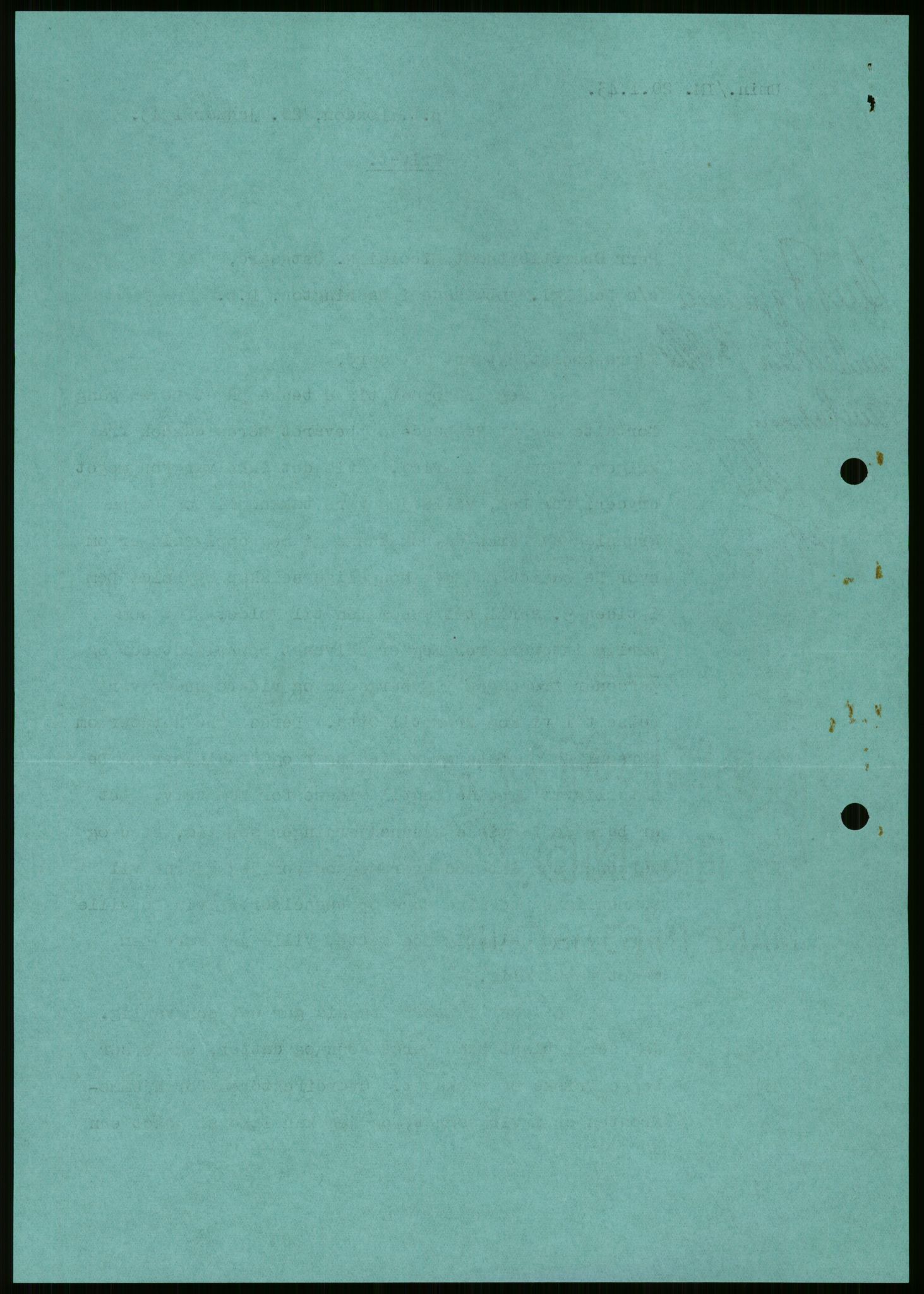 Lie, Trygve, RA/PA-1407/D/L0003: Blandet korrespondanse., 1940-1948, s. 238