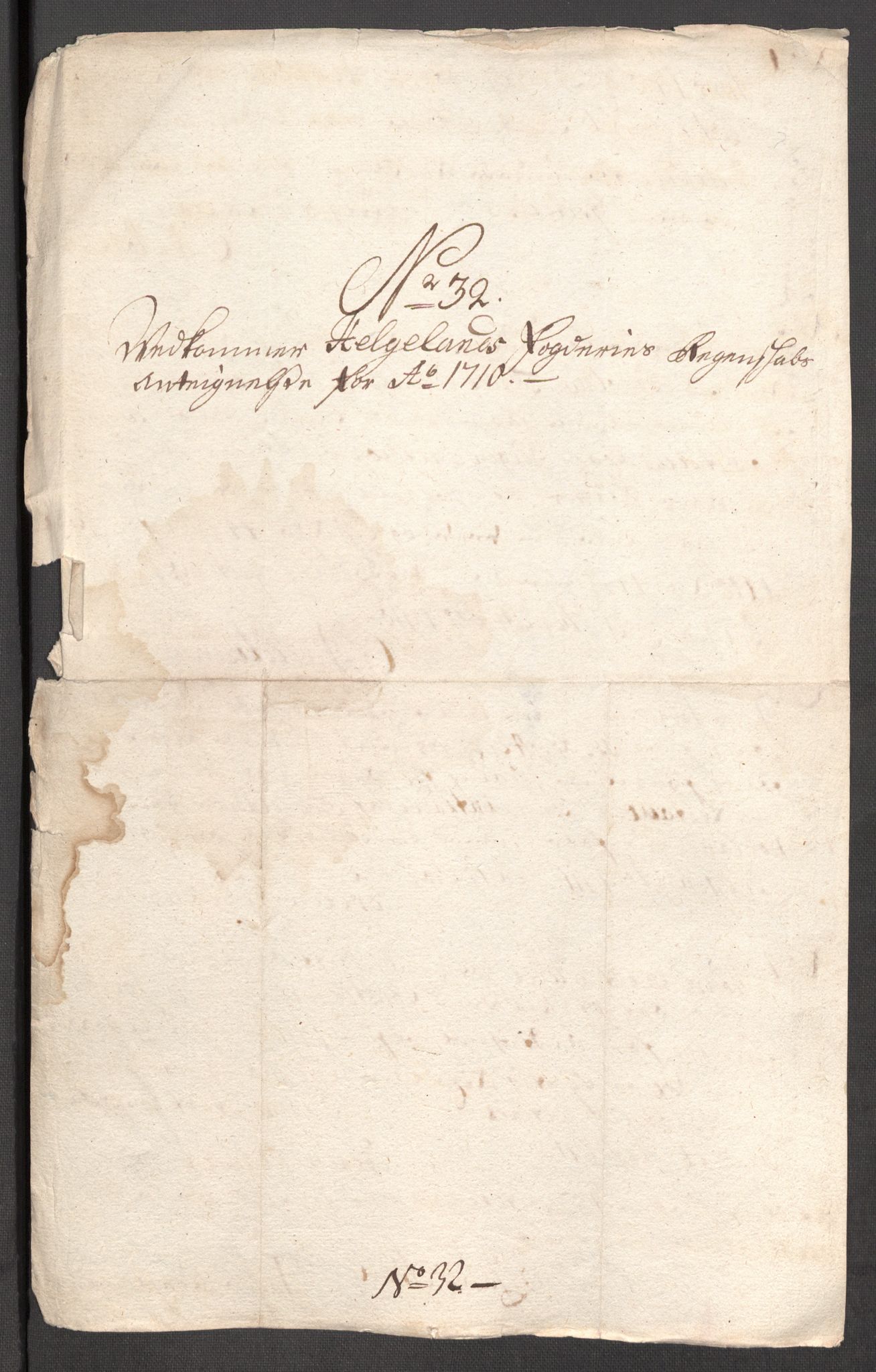 Rentekammeret inntil 1814, Reviderte regnskaper, Fogderegnskap, RA/EA-4092/R65/L4511: Fogderegnskap Helgeland, 1710-1711, s. 215