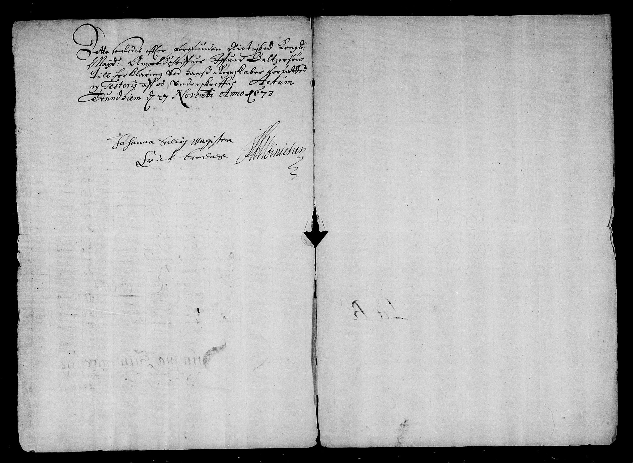 Rentekammeret inntil 1814, Reviderte regnskaper, Stiftamtstueregnskaper, Trondheim stiftamt og Nordland amt, AV/RA-EA-6044/R/Rd/L0034: Trondheim stiftamt, 1664-1671