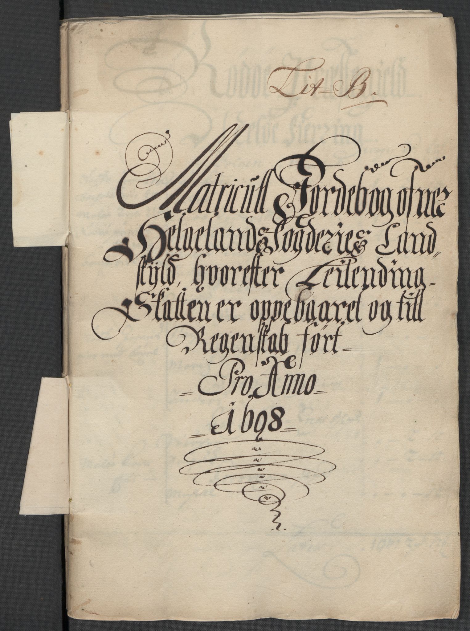 Rentekammeret inntil 1814, Reviderte regnskaper, Fogderegnskap, RA/EA-4092/R65/L4506: Fogderegnskap Helgeland, 1697-1698, s. 138