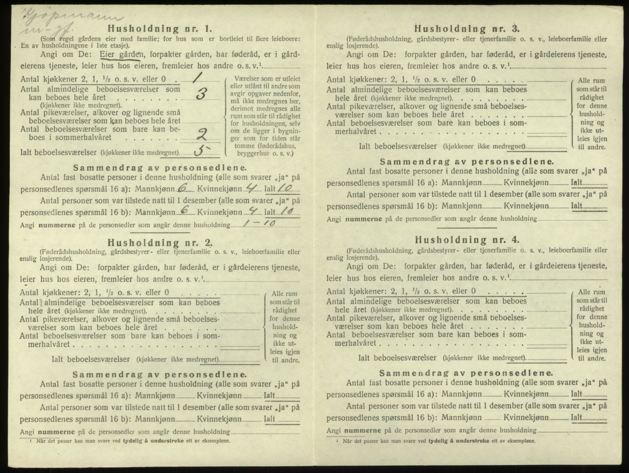 SAB, Folketelling 1920 for 1447 Innvik herred, 1920, s. 143