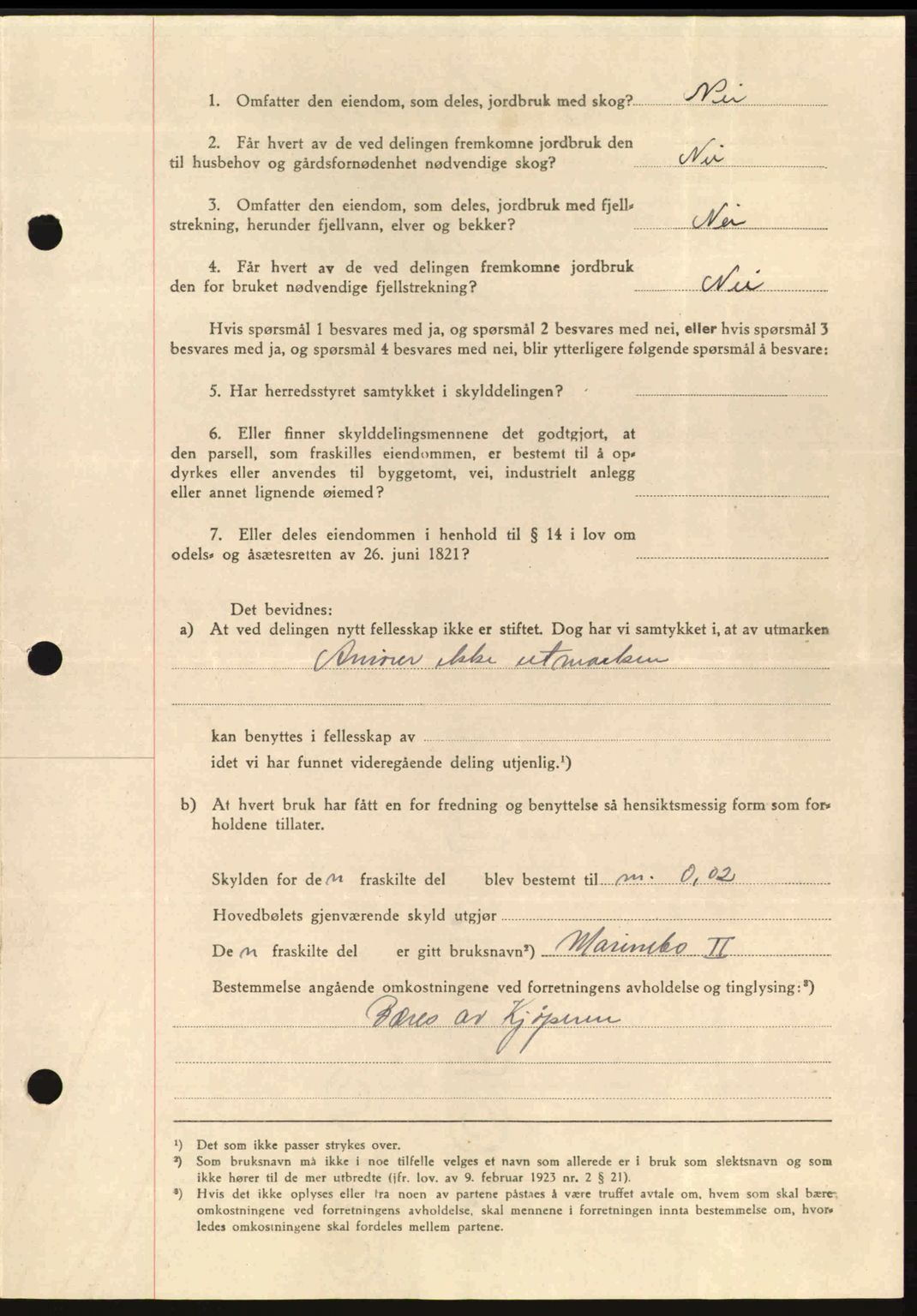 Nordmøre sorenskriveri, AV/SAT-A-4132/1/2/2Ca: Pantebok nr. A98, 1944-1944, Dagboknr: 1607/1944