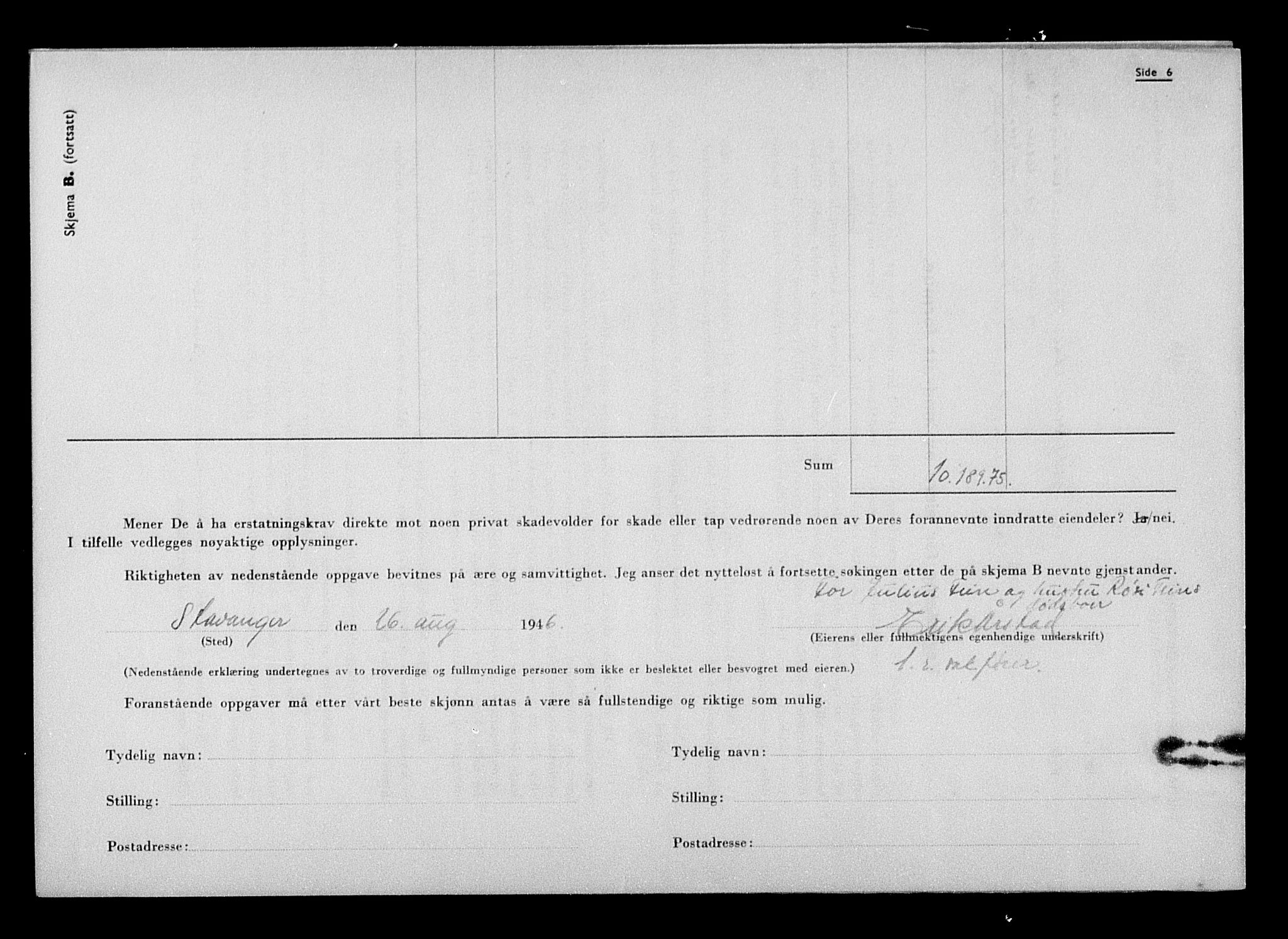 Justisdepartementet, Tilbakeføringskontoret for inndratte formuer, AV/RA-S-1564/H/Hc/Hcd/L0995: --, 1945-1947, s. 221