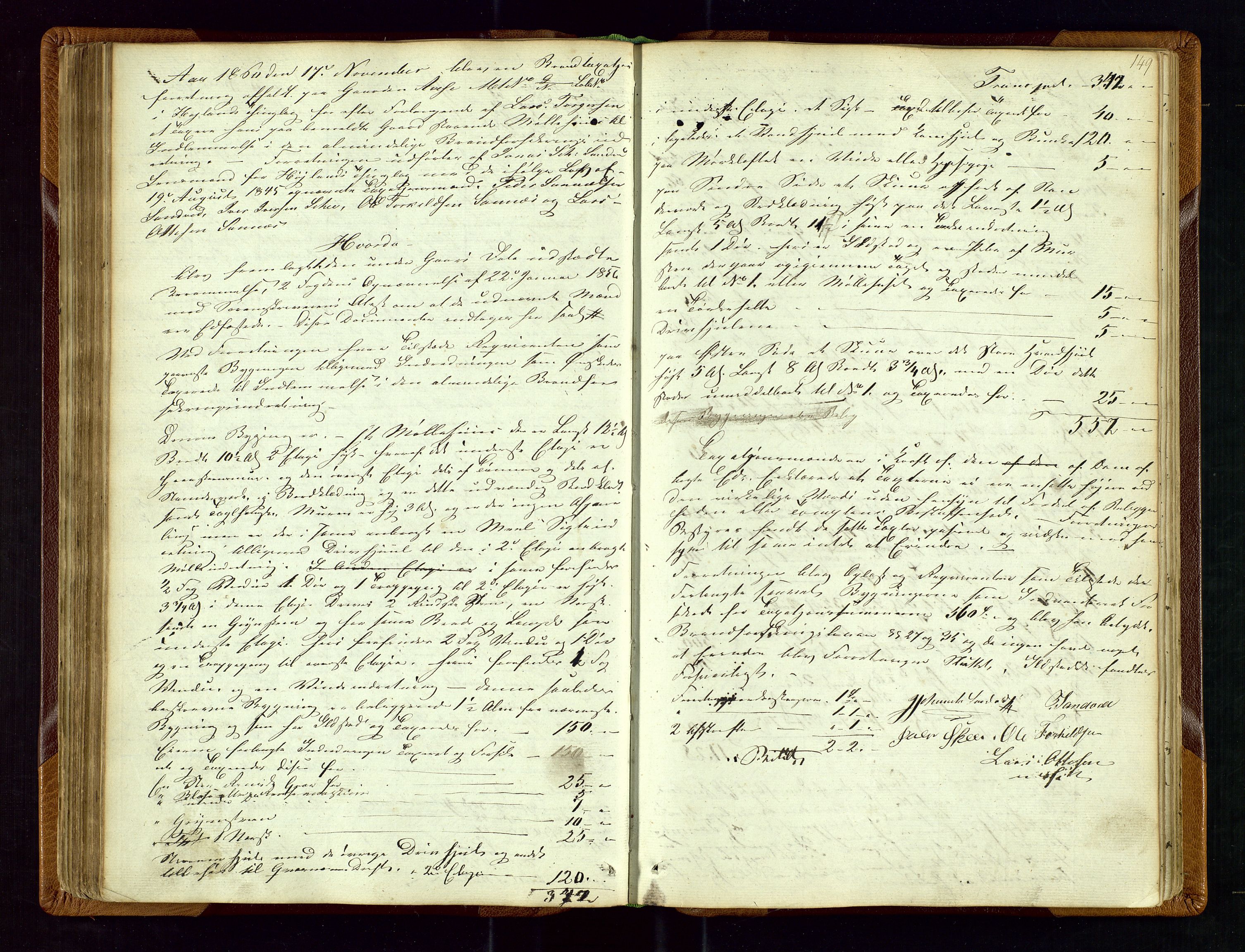 Høyland/Sandnes lensmannskontor, AV/SAST-A-100166/Goa/L0001: Takstprotokoll, 1846-1880, s. 148b-149a