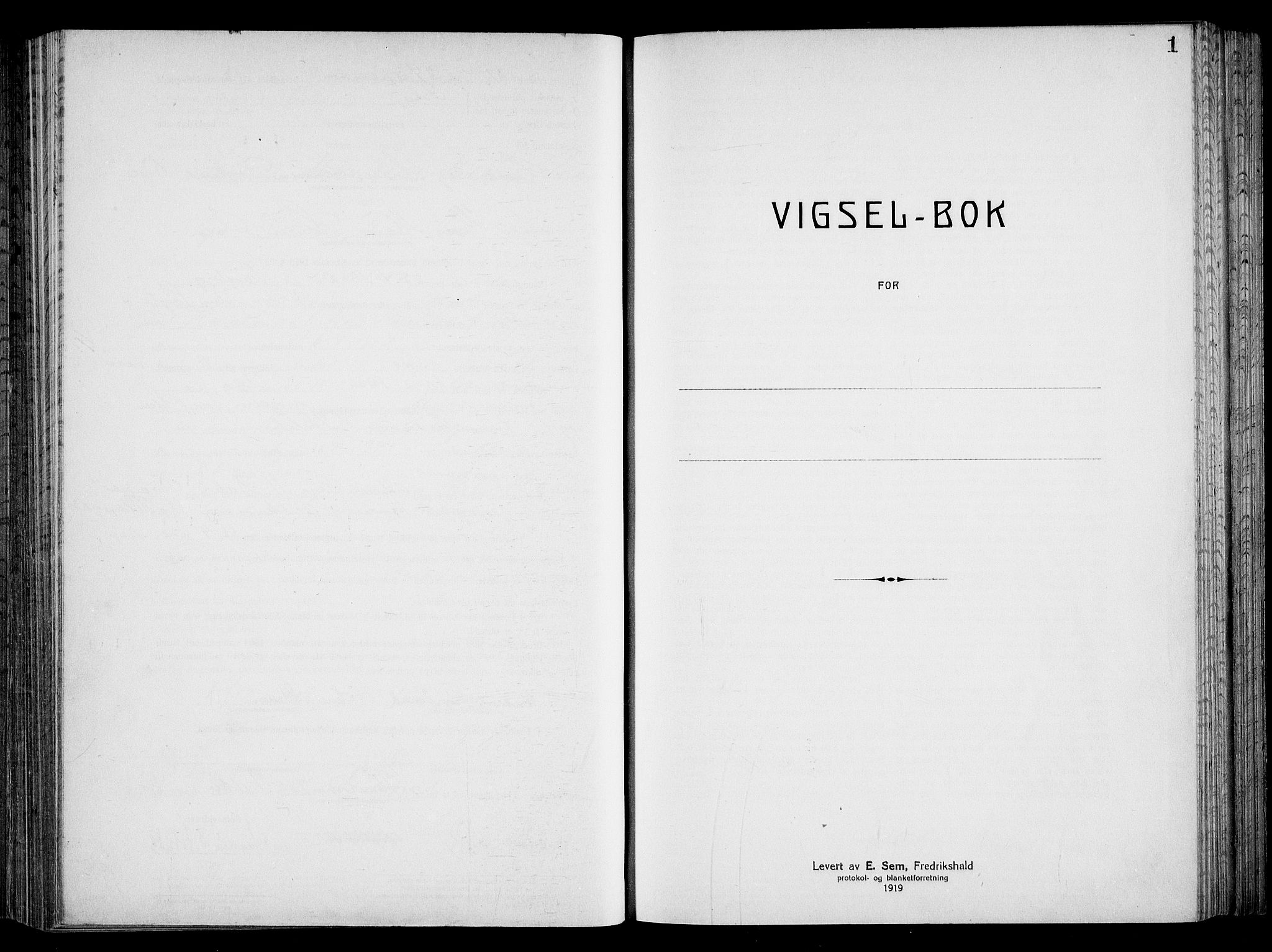 Oslo byfogd avd. I, AV/SAO-A-10220/L/Lb/Lbb/L0022: Notarialprotokoll, rekke II: Vigsler, 1932-1933, s. 1a
