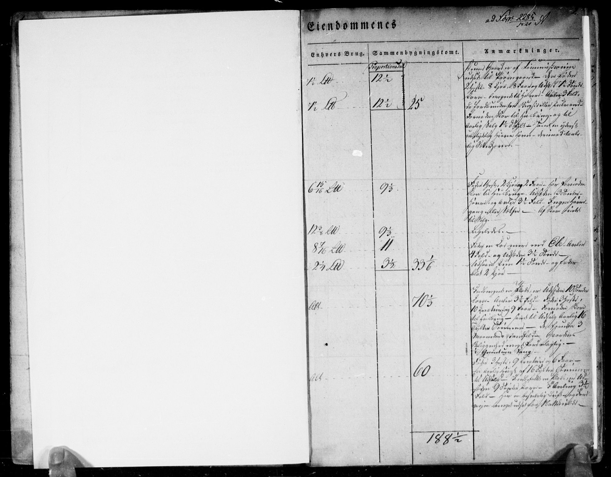 Hovedmatrikkelkommisjonen, RA/S-1529, 1819-1821