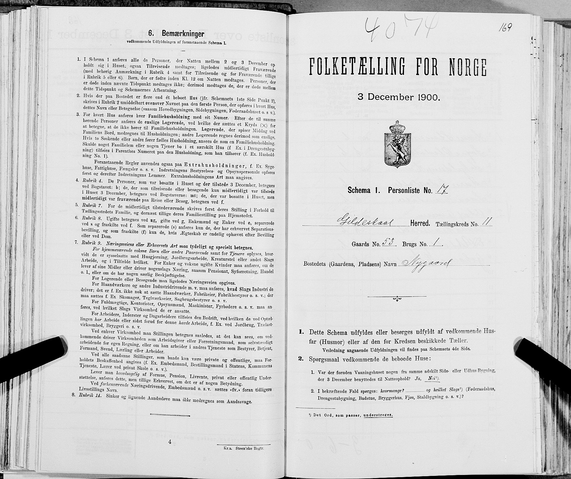 SAT, Folketelling 1900 for 1838 Gildeskål herred, 1900, s. 1152