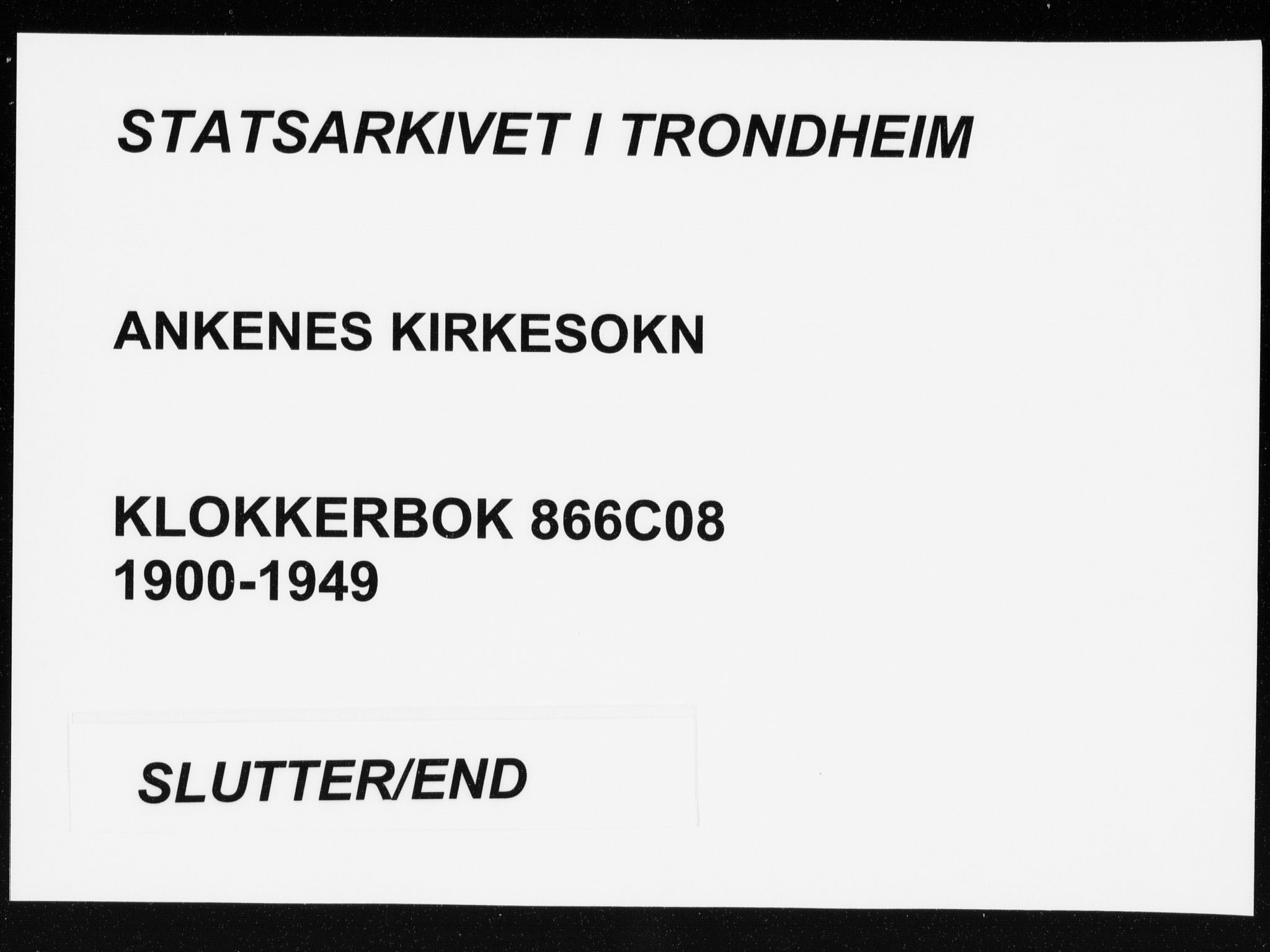 Ministerialprotokoller, klokkerbøker og fødselsregistre - Nordland, AV/SAT-A-1459/866/L0959: Klokkerbok nr. 866C08, 1900-1949