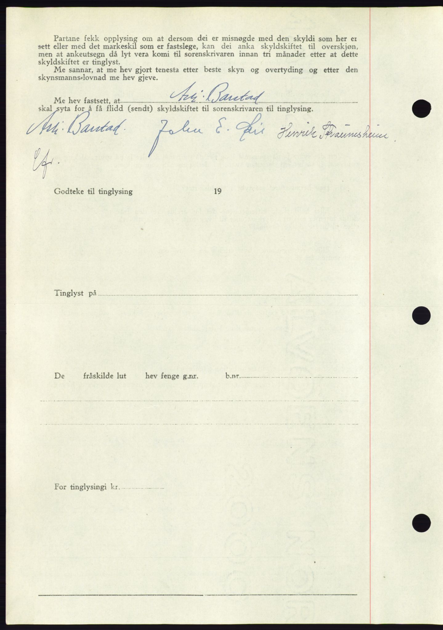 Søre Sunnmøre sorenskriveri, AV/SAT-A-4122/1/2/2C/L0082: Pantebok nr. 8A, 1948-1948, Dagboknr: 182/1948