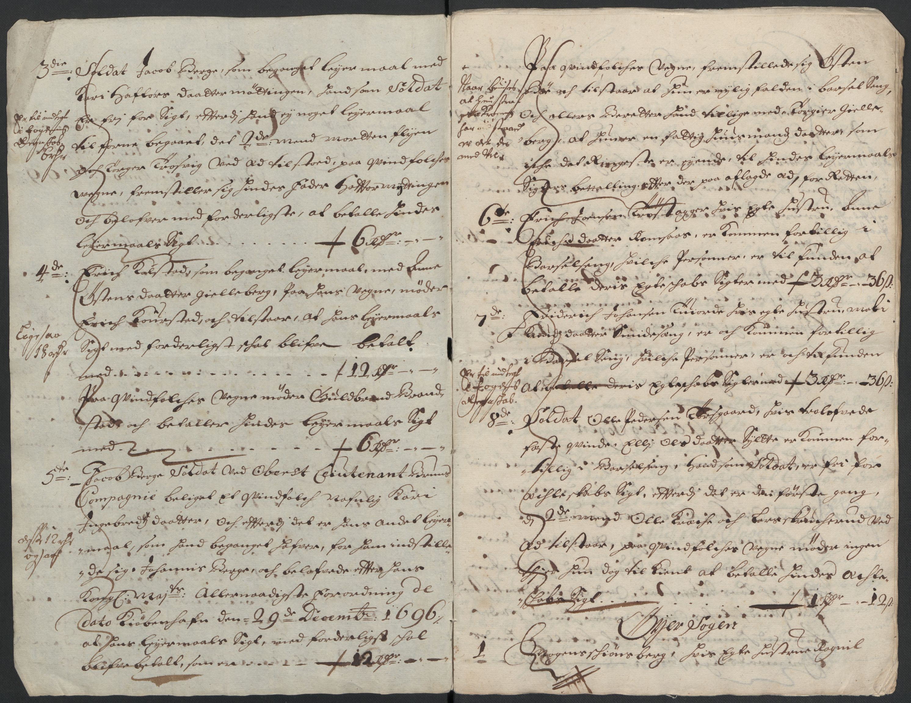 Rentekammeret inntil 1814, Reviderte regnskaper, Fogderegnskap, RA/EA-4092/R17/L1172: Fogderegnskap Gudbrandsdal, 1699, s. 55