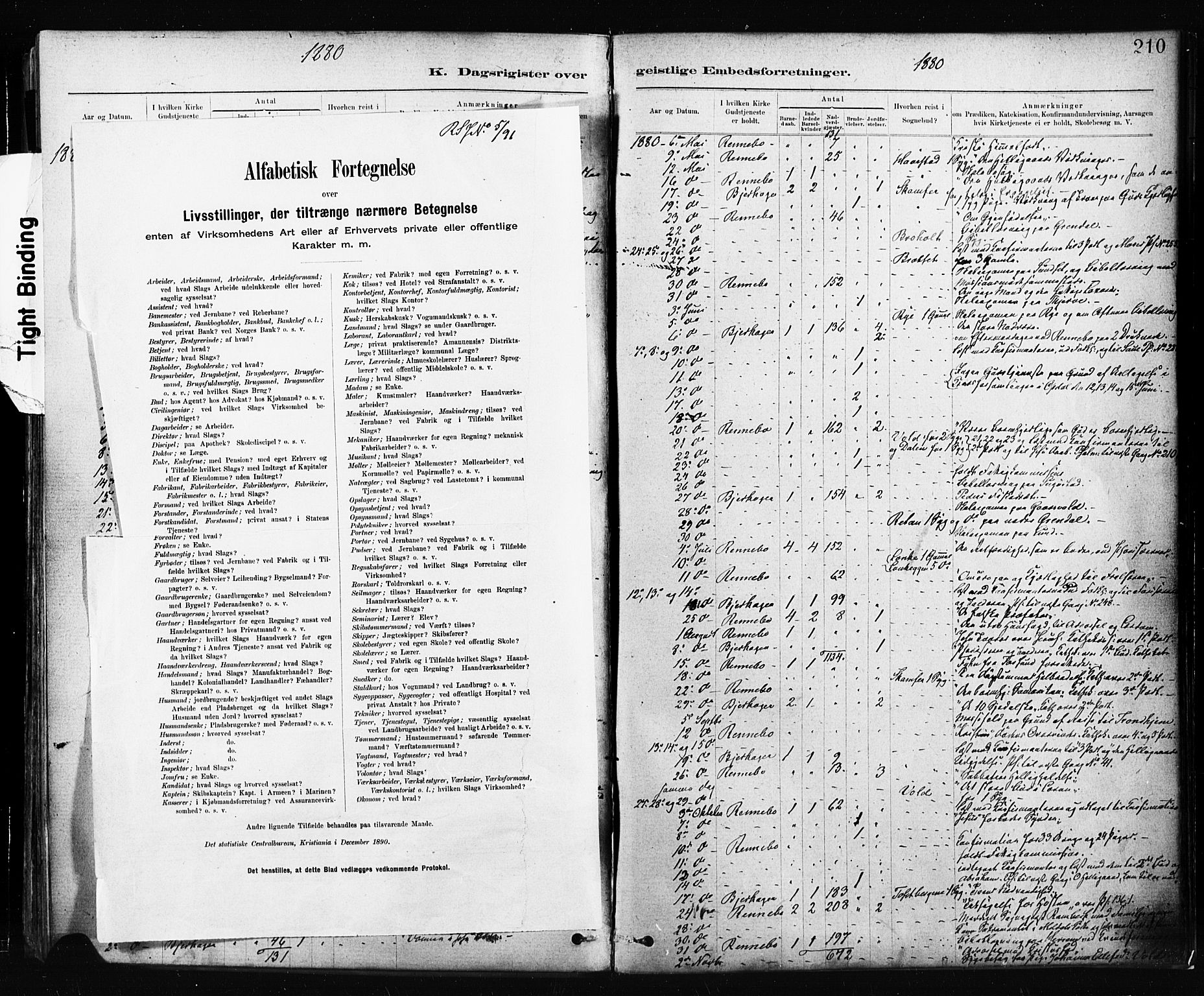 Ministerialprotokoller, klokkerbøker og fødselsregistre - Sør-Trøndelag, SAT/A-1456/674/L0871: Ministerialbok nr. 674A03, 1880-1896, s. 210