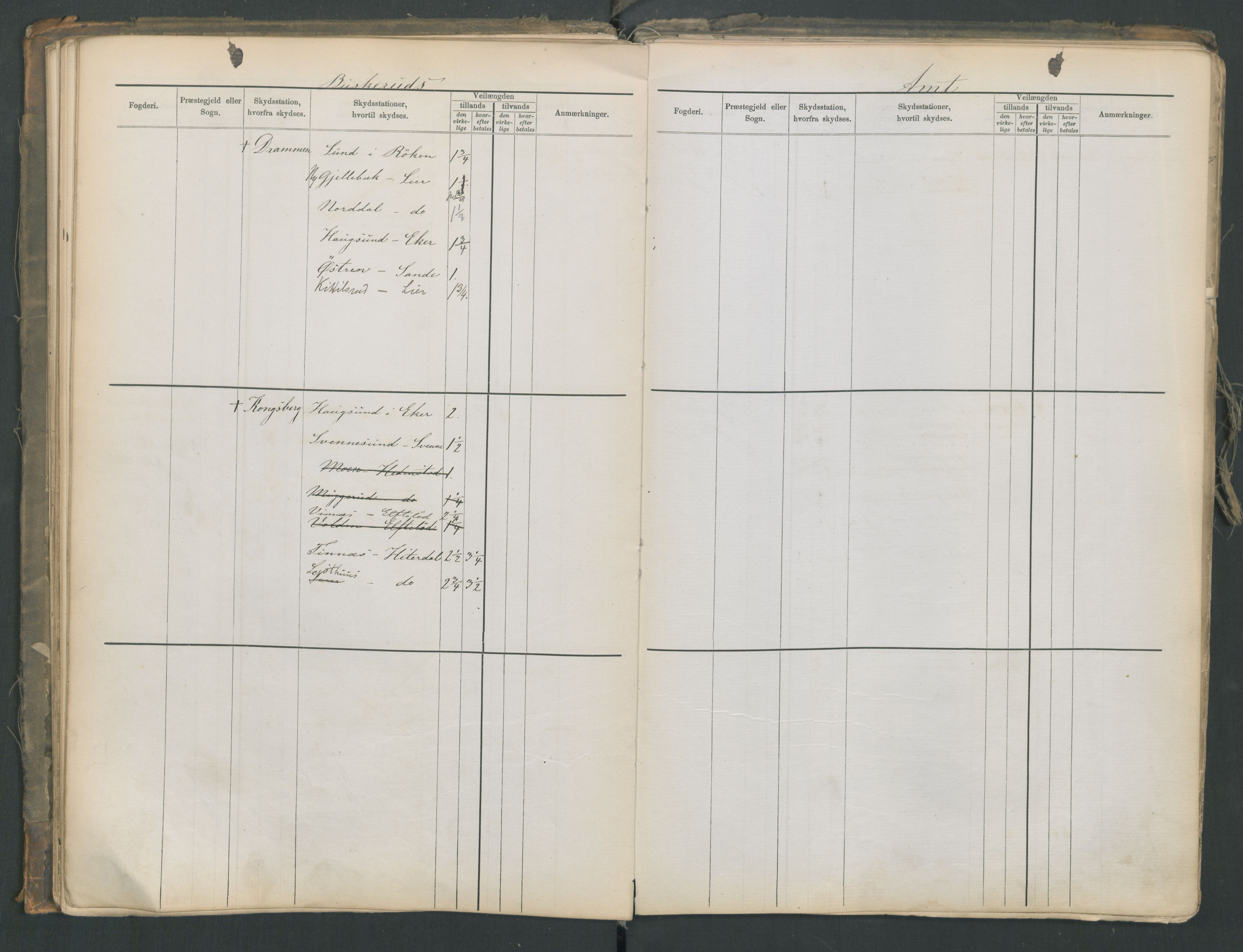 Samferdselsdepartementet, 4. postadministrasjonskontor, AV/RA-S-1345/G/Ge/Gea/L0002: Fortegnelse over skysstasjoner, 1875, s. 57