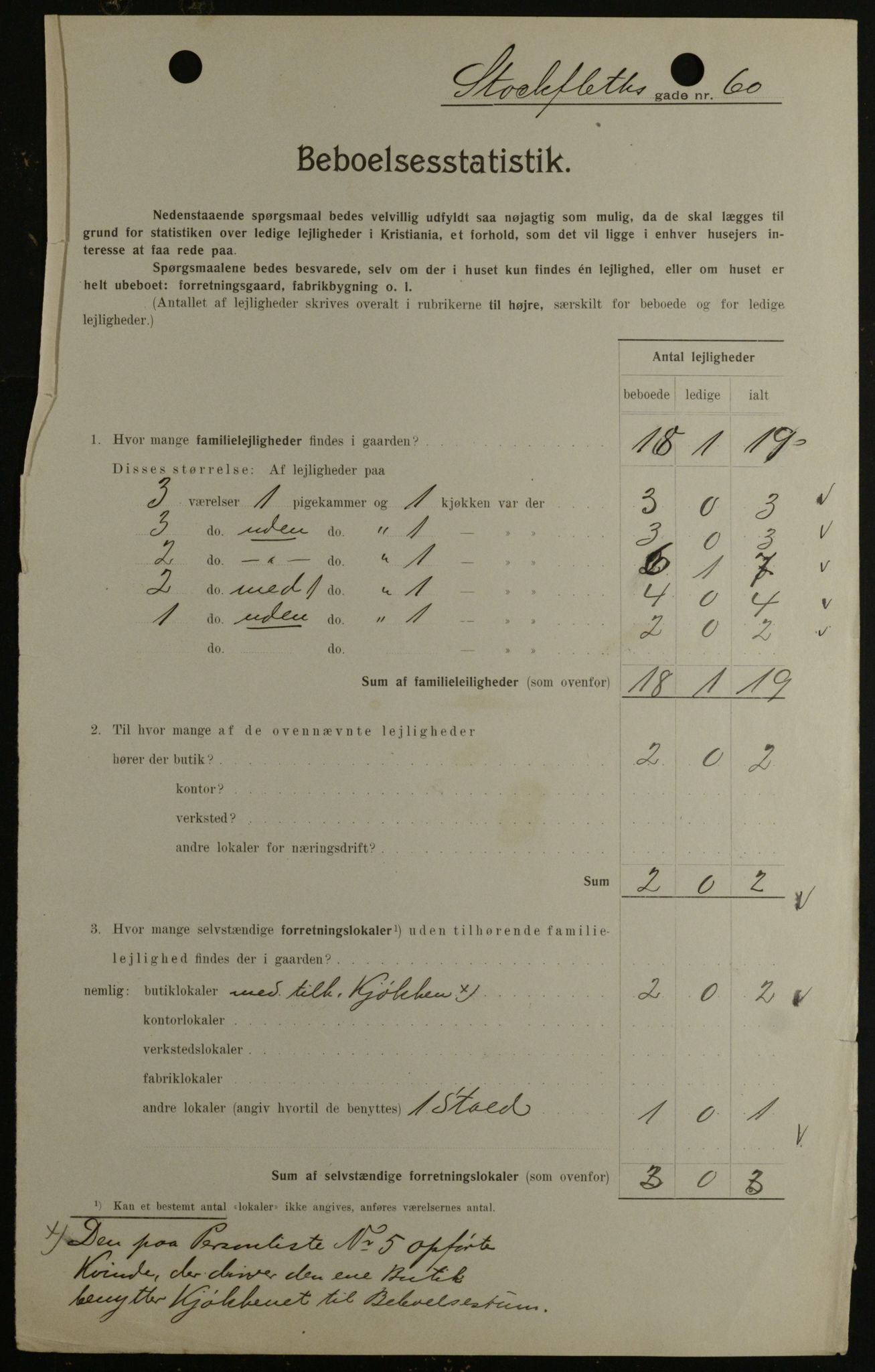 OBA, Kommunal folketelling 1.2.1908 for Kristiania kjøpstad, 1908, s. 91976