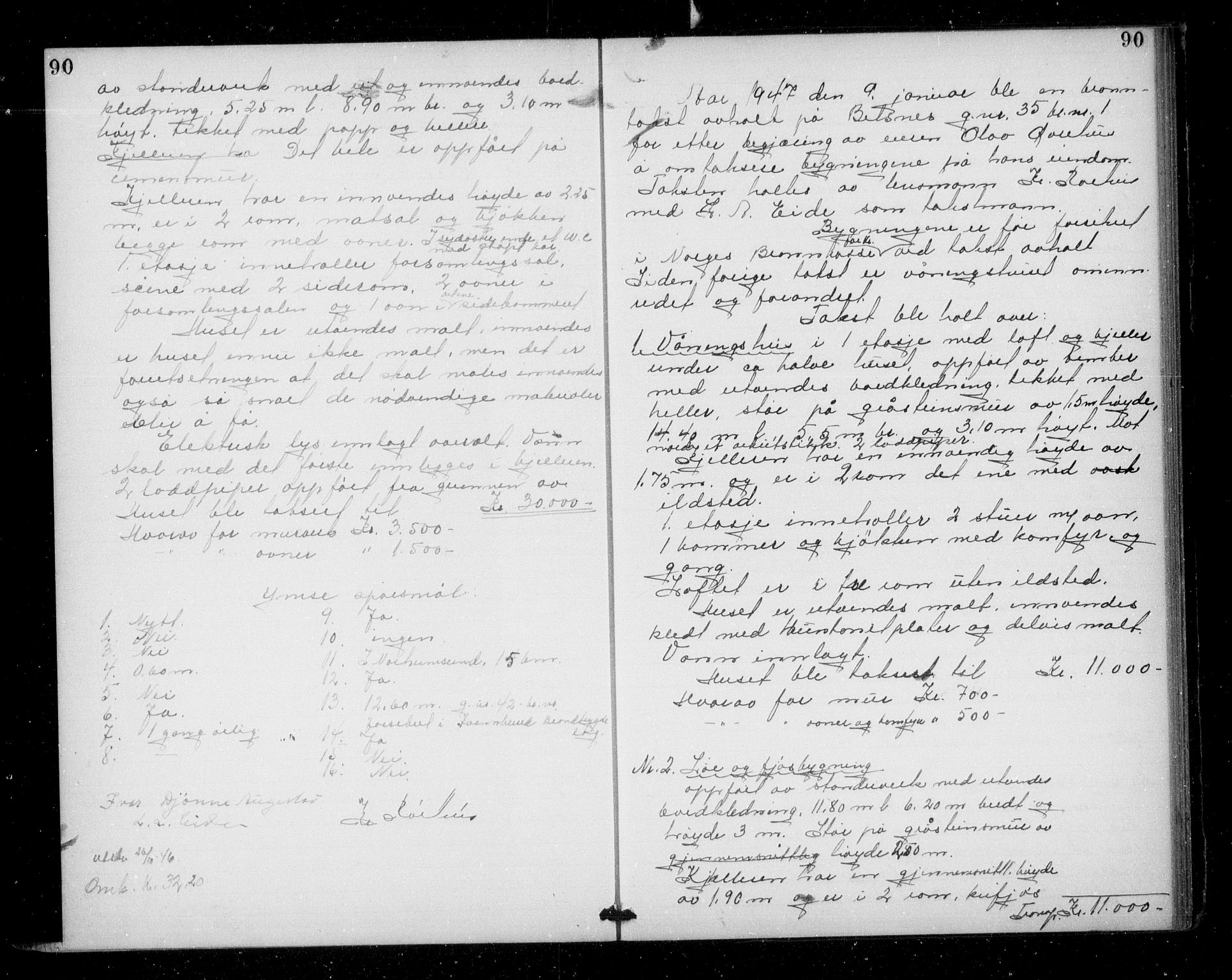 Lensmannen i Jondal, AV/SAB-A-33101/0012/L0002: Branntakstprotokoll, 1886-1948, s. 90