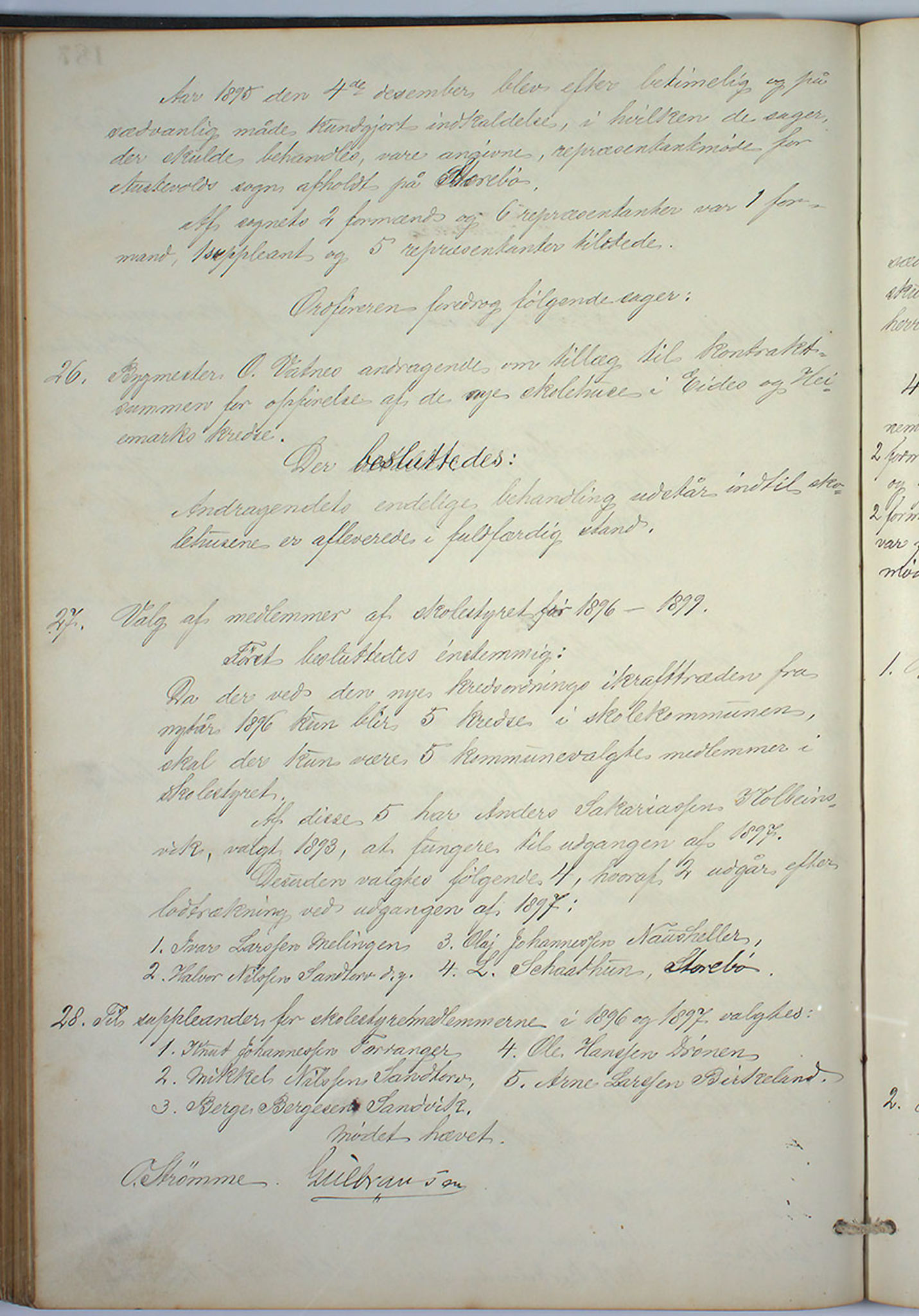 Austevoll kommune. Formannskapet, IKAH/1244-021/A/Aa/L0001: Forhandlingsprotokoll for heradstyret, 1886-1900, s. 375