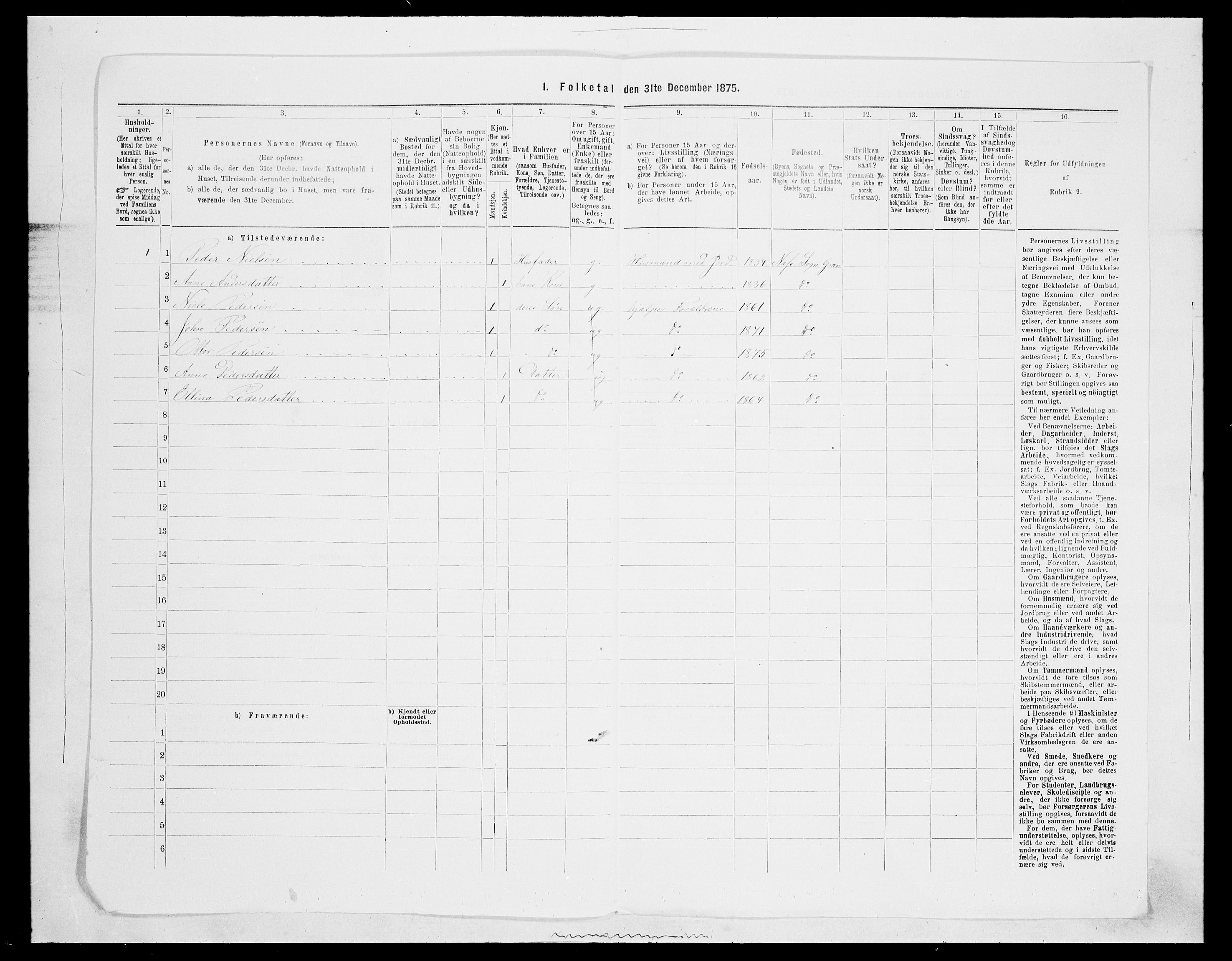 SAH, Folketelling 1875 for 0534P Gran prestegjeld, 1875, s. 383