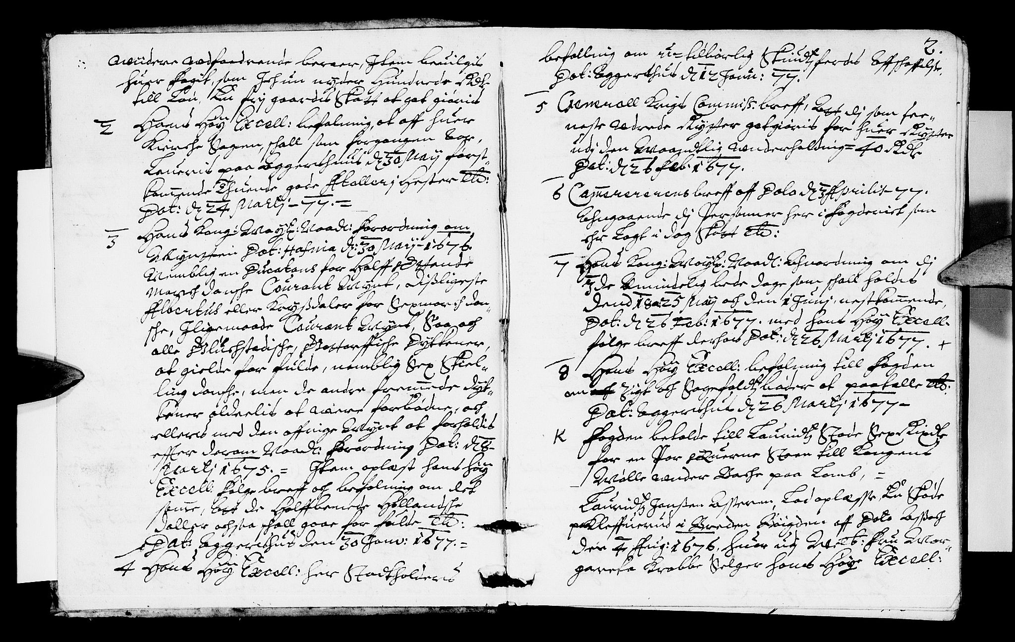Sorenskriverier i Gudbrandsdalen, SAH/TING-036/G/Gb/Gba/L0014: Tingbok - Nord-Gudbrandsdal, 1677-1678, s. 1b-2a