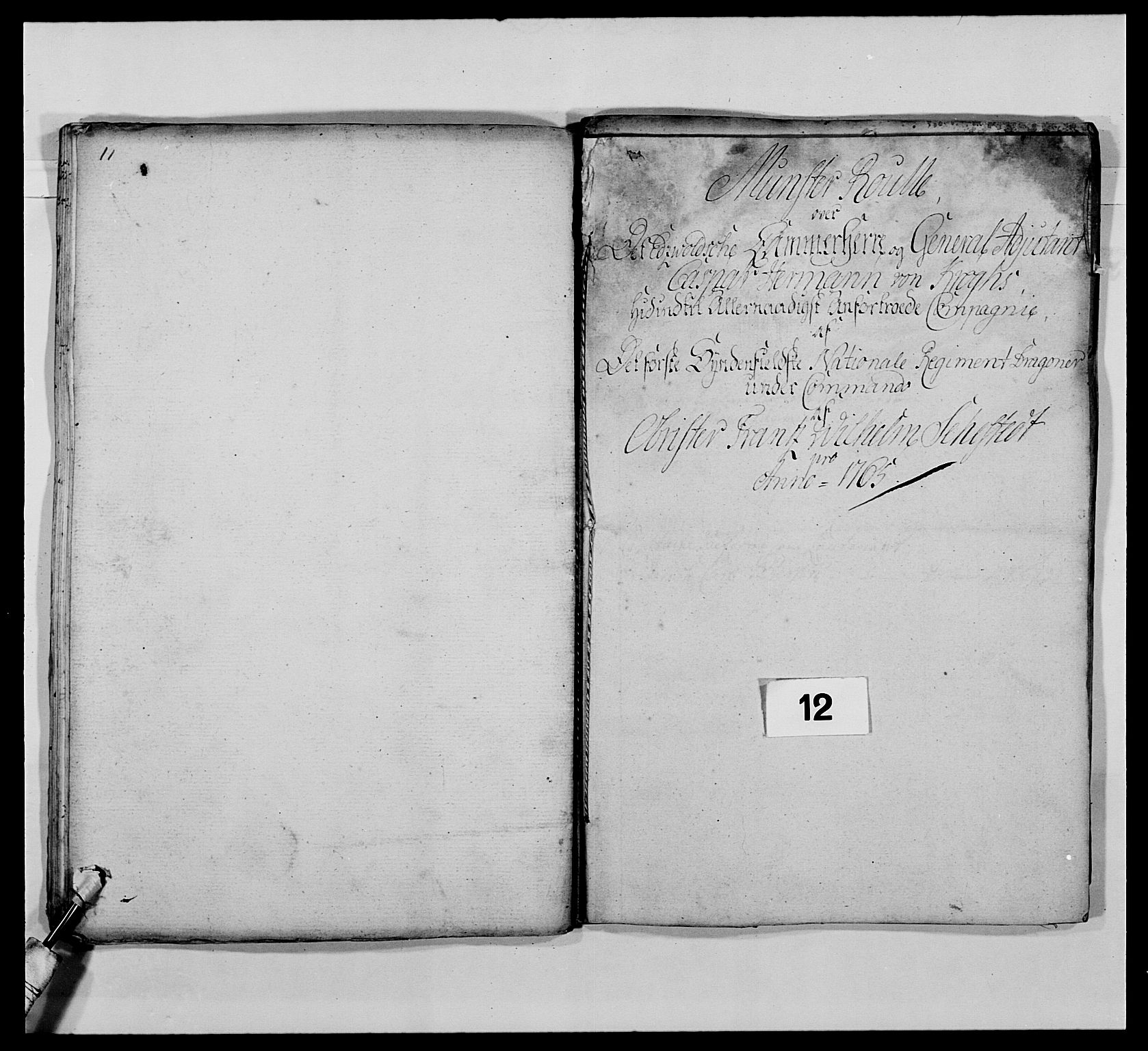 Kommanderende general (KG I) med Det norske krigsdirektorium, AV/RA-EA-5419/E/Ea/L0476: 1. Sønnafjelske dragonregiment, 1765-1767, s. 239